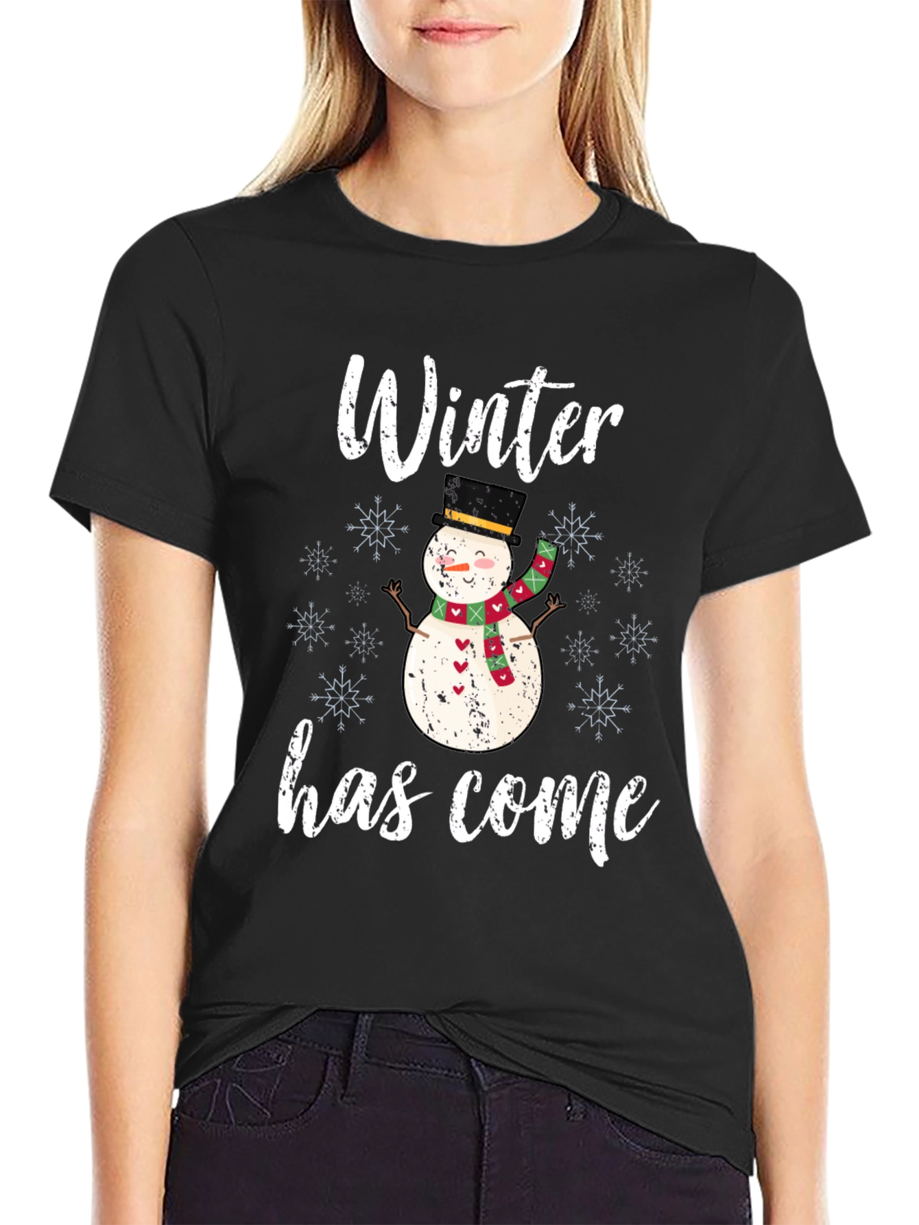 Winter Snowman Graphic Tee