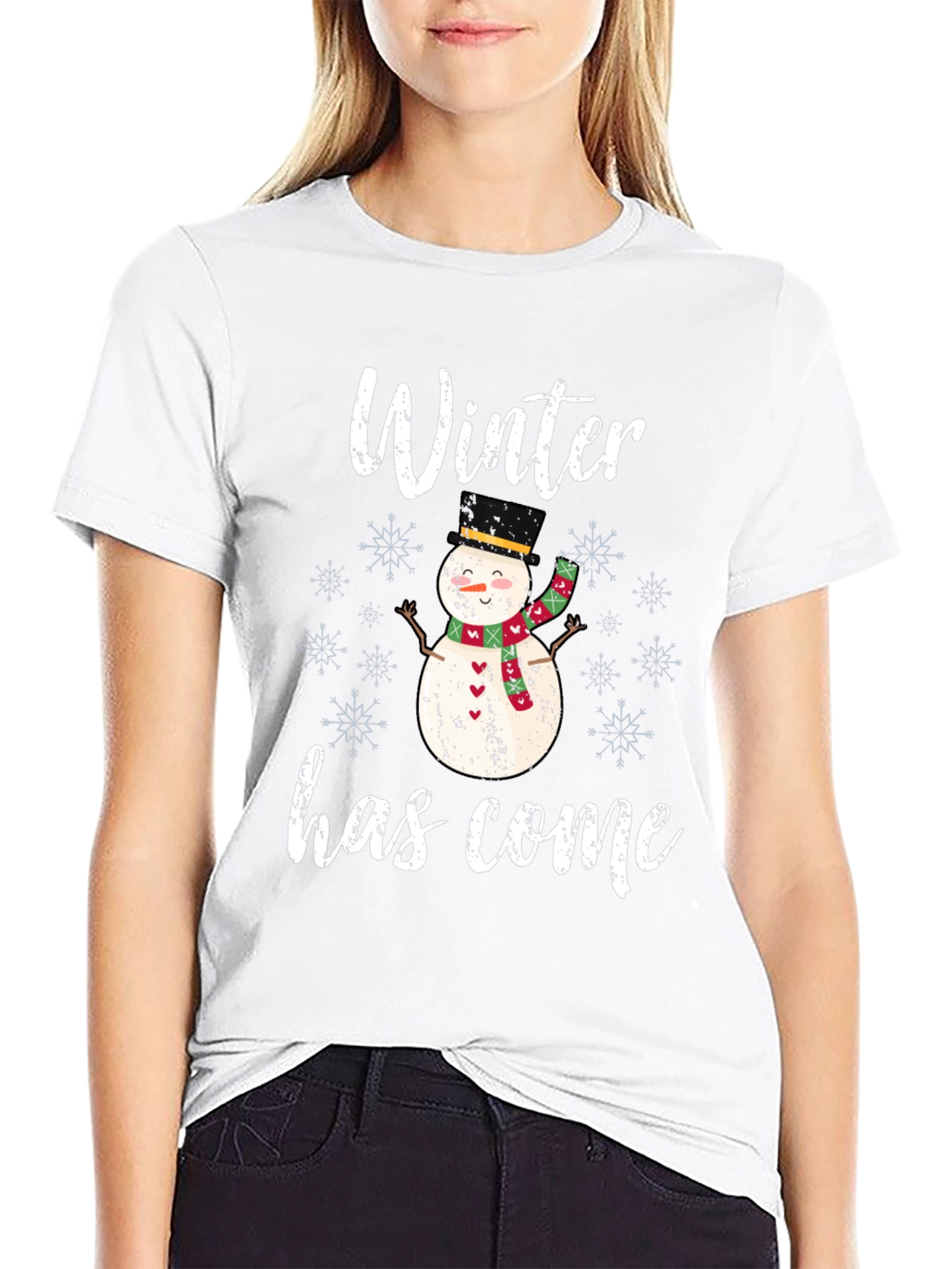 Winter Snowman Graphic Tee