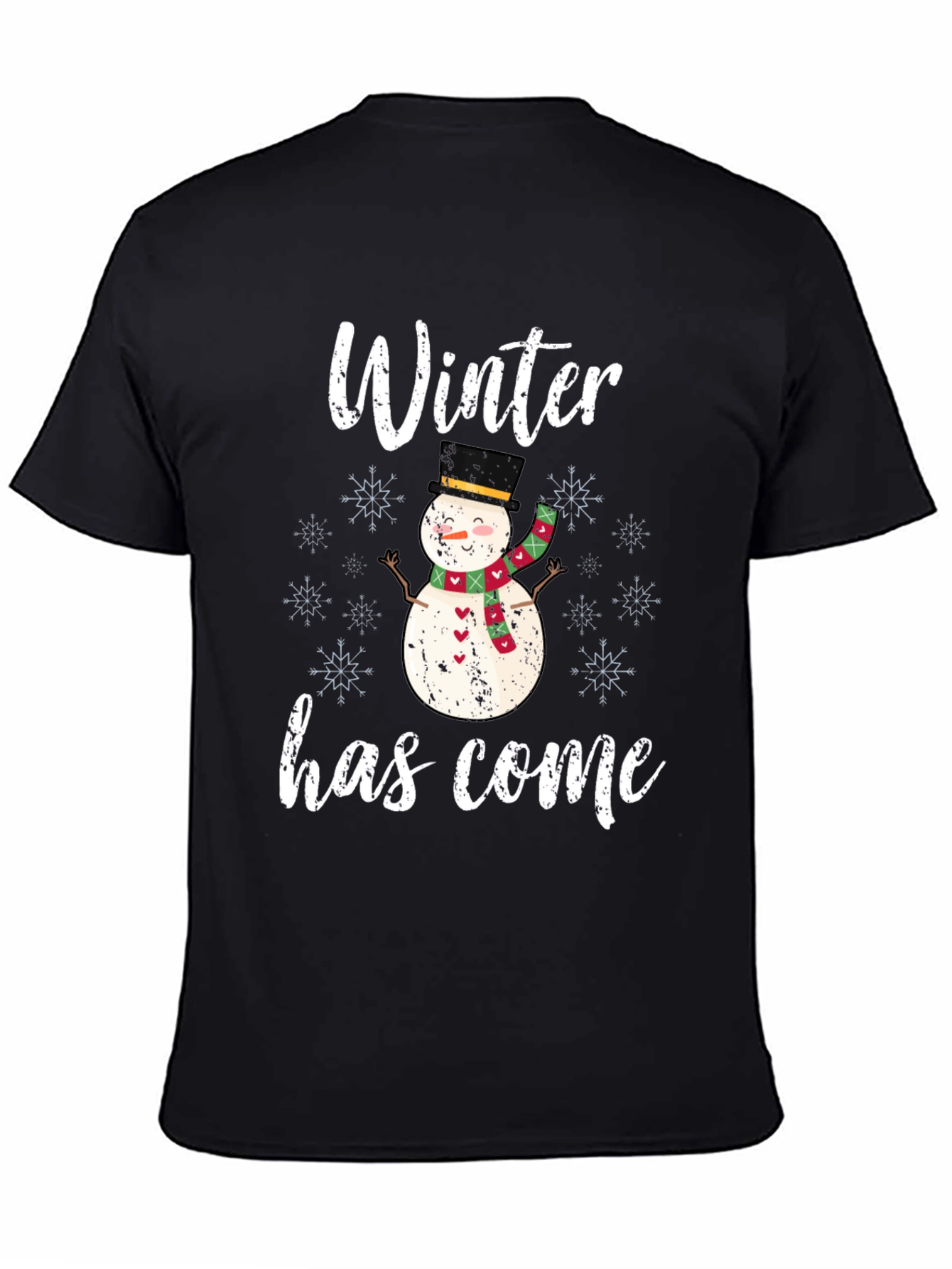 Winter Snowman Graphic Tee