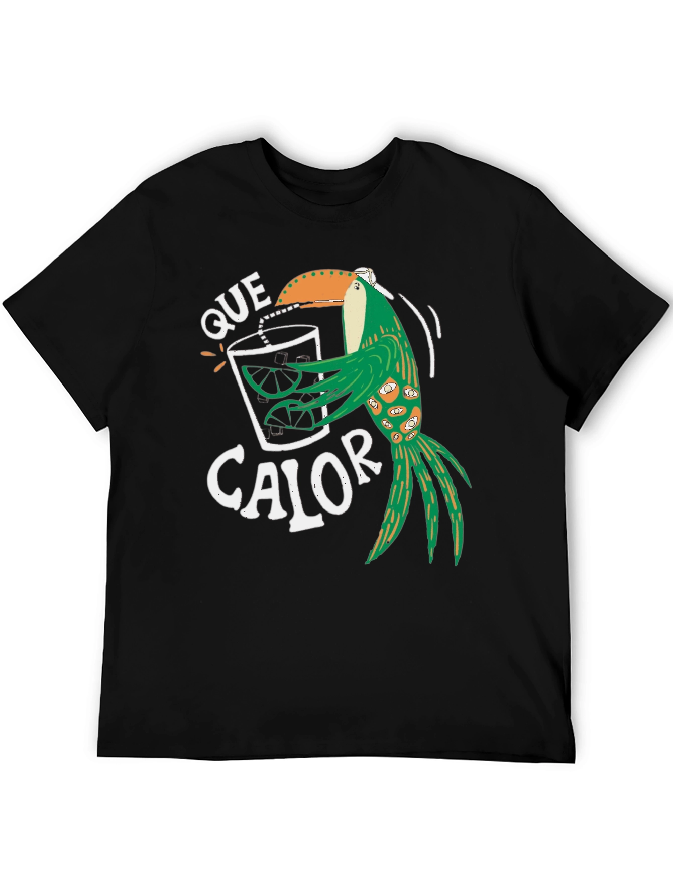 Que Calor Toucan T-Shirt - Tropical Graphic Tee
