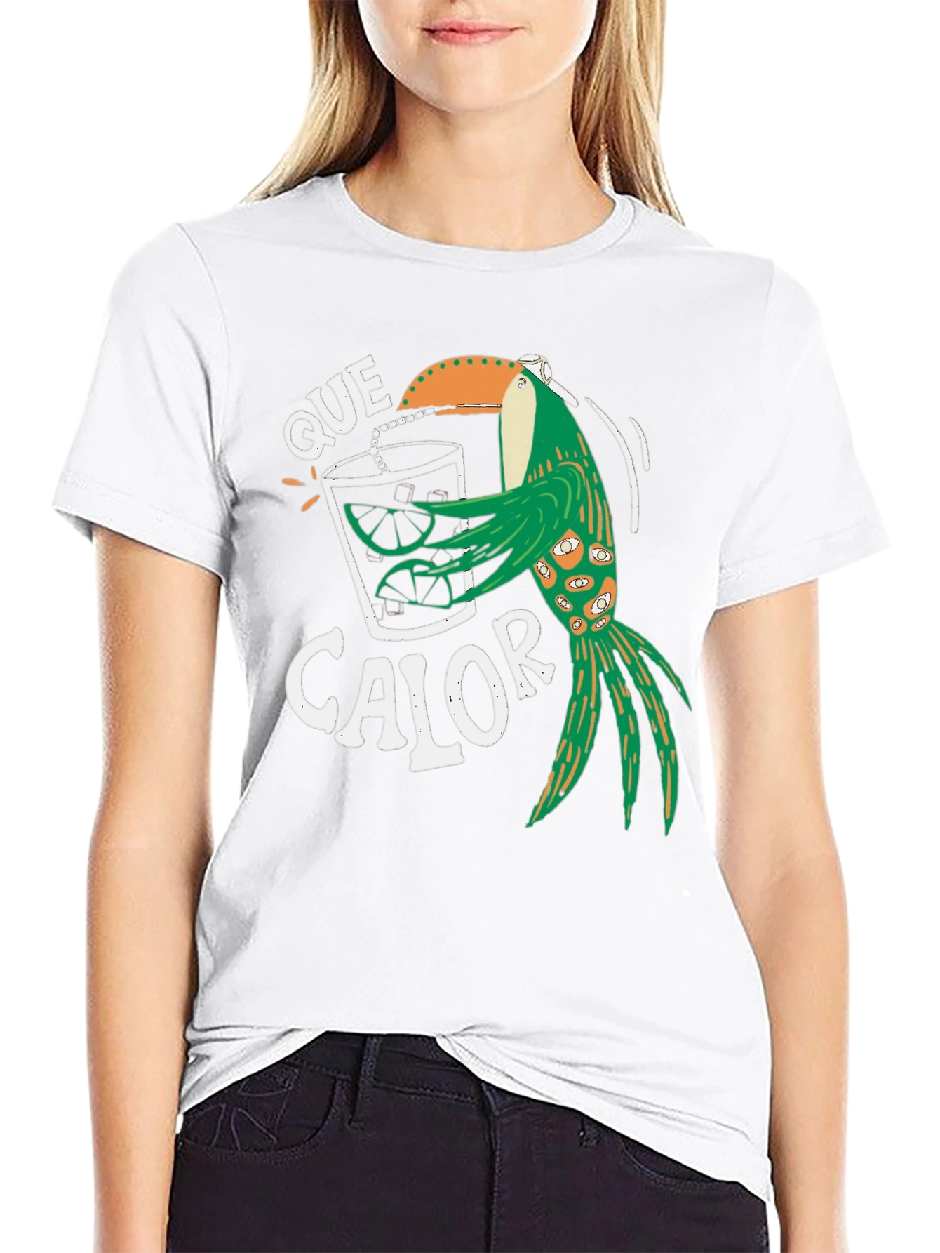 Que Calor Toucan T-Shirt - Tropical Graphic Tee