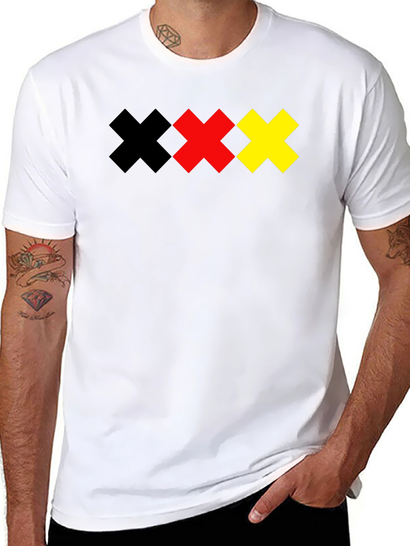 Amsterdam XXX T-Shirt - Black Cotton Graphic Tee