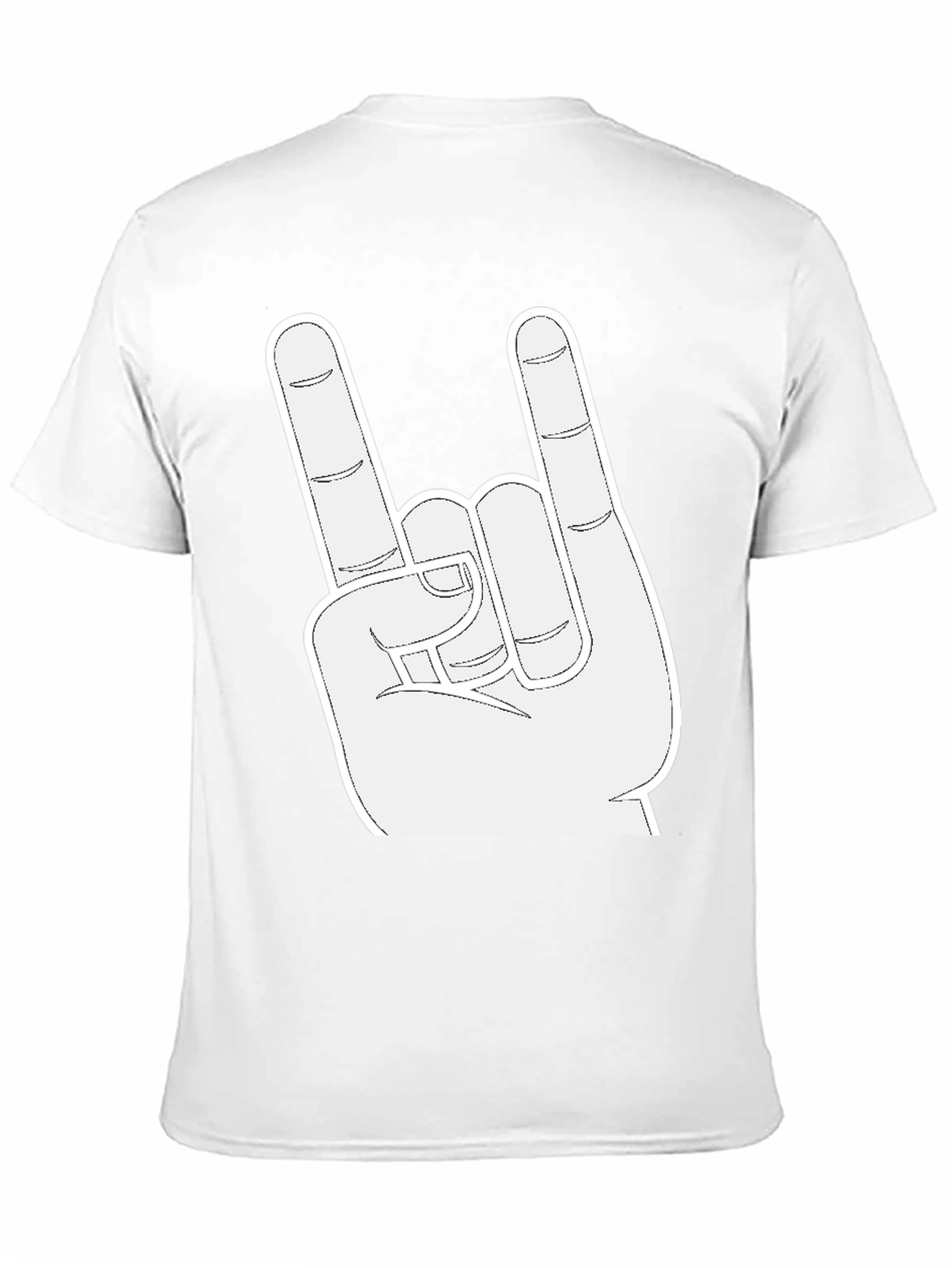 Rock On T-Shirt - Metal Hand Sign Graphic Tee