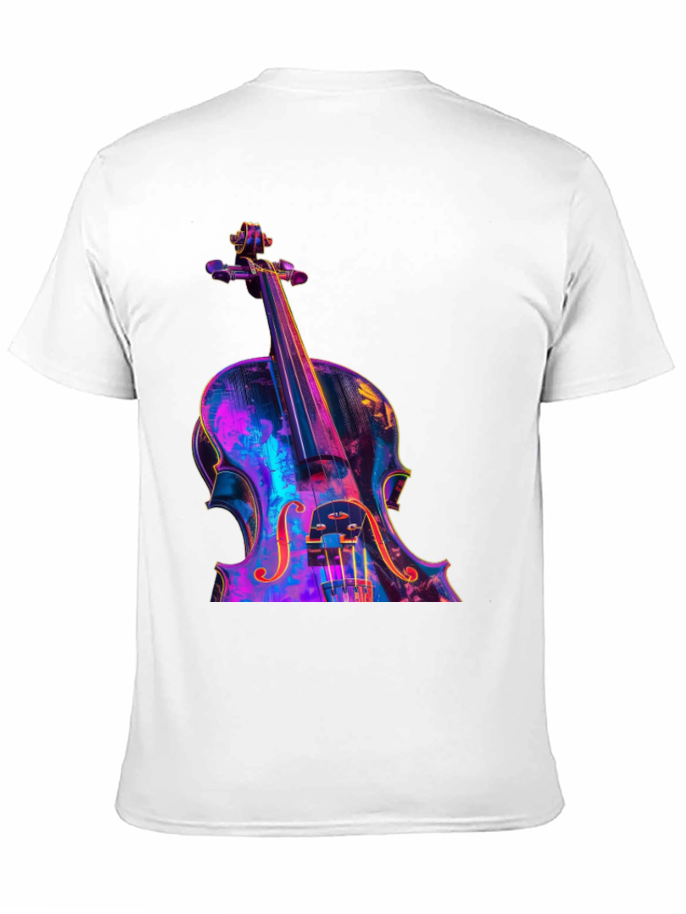 Violin Graphic Tee - Musicians Black T-Shirt