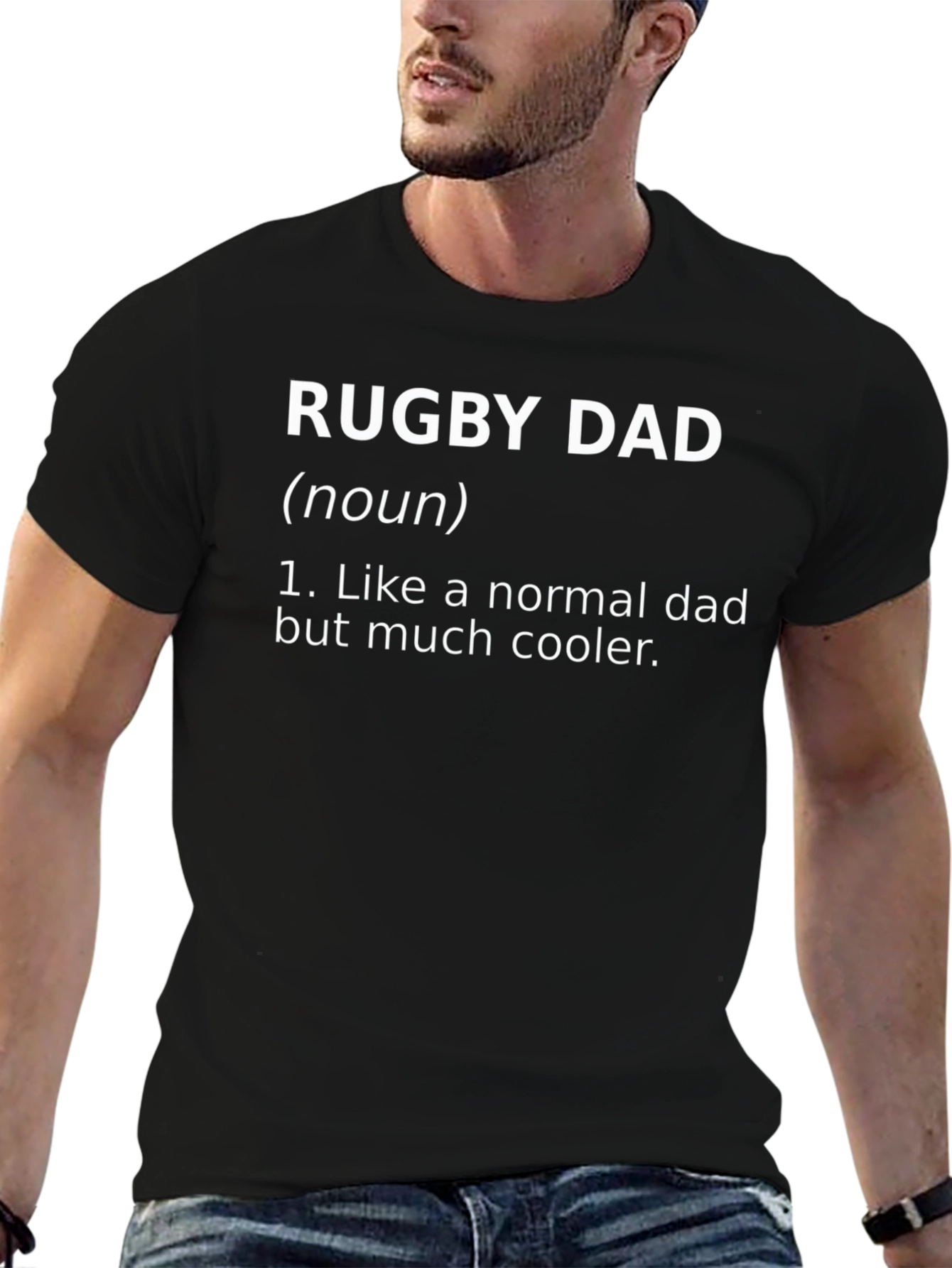 Rugby Dad T-Shirt - Cool Fathers Day Gift