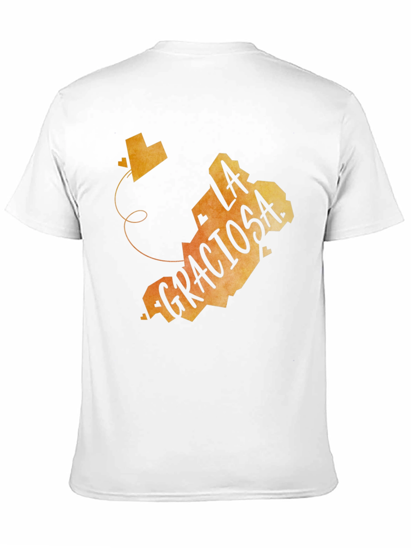 La Graciosa Island Graphic Tee - Black Crewneck T-Shirt