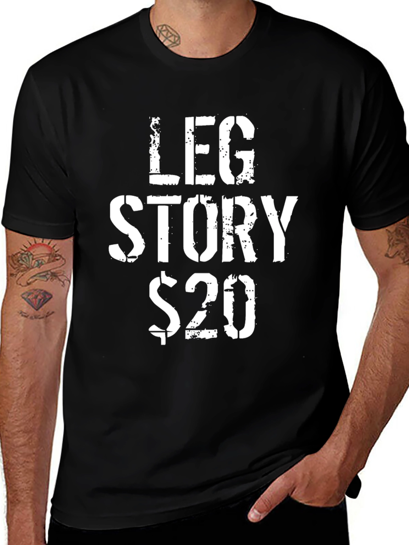 Leg Story $20 Graphic Tee