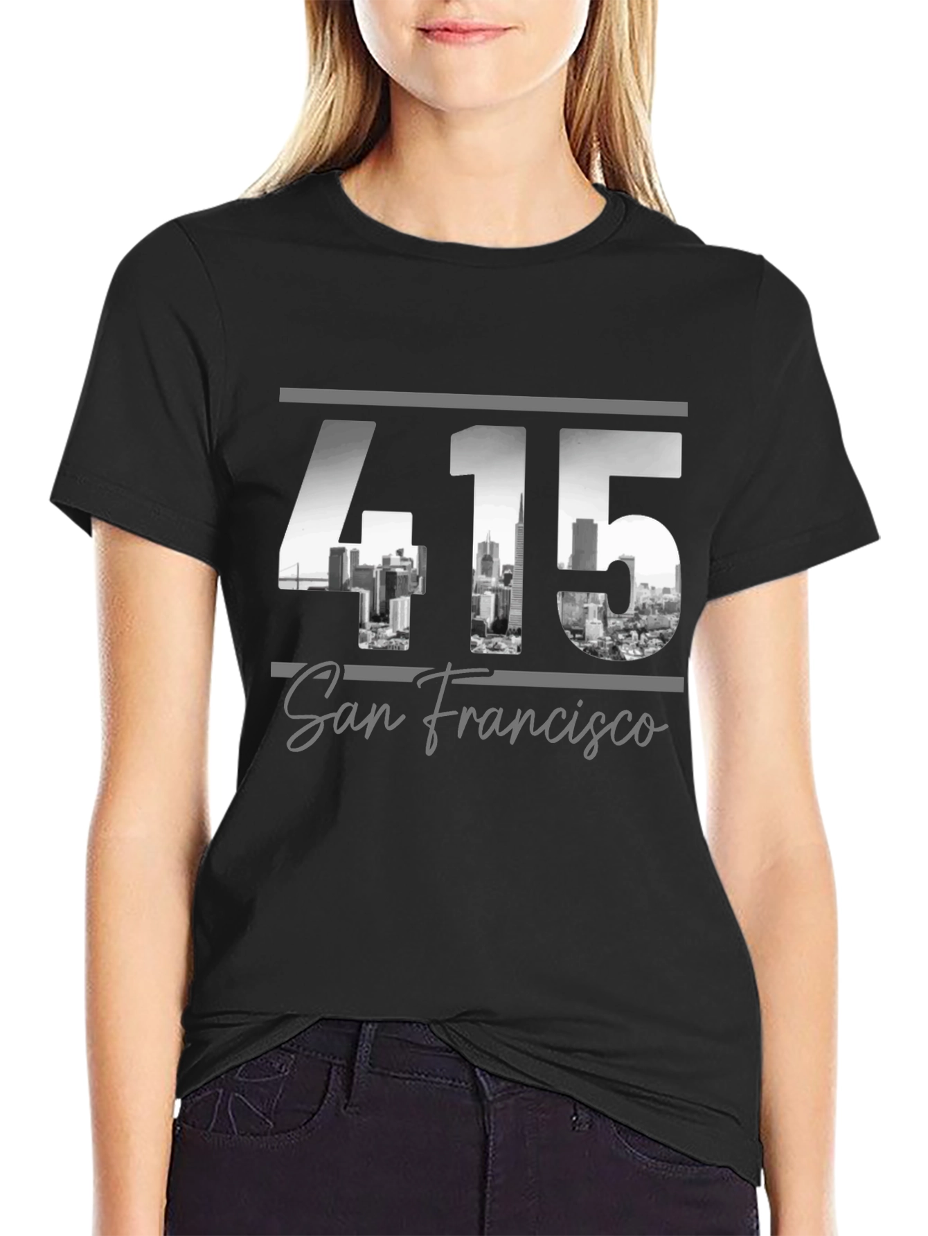 San Francisco 415 Area Code T-Shirt