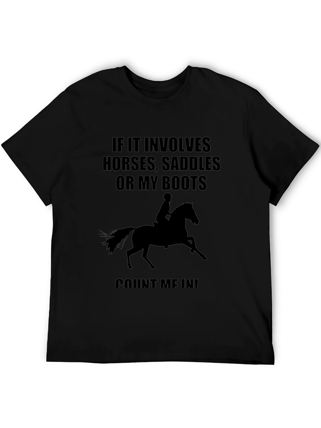 Horse Lover T-Shirt - Horses Saddles Boots