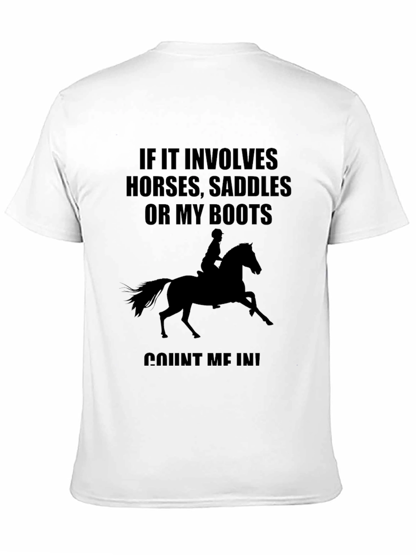 Horse Lover T-Shirt - Horses Saddles Boots