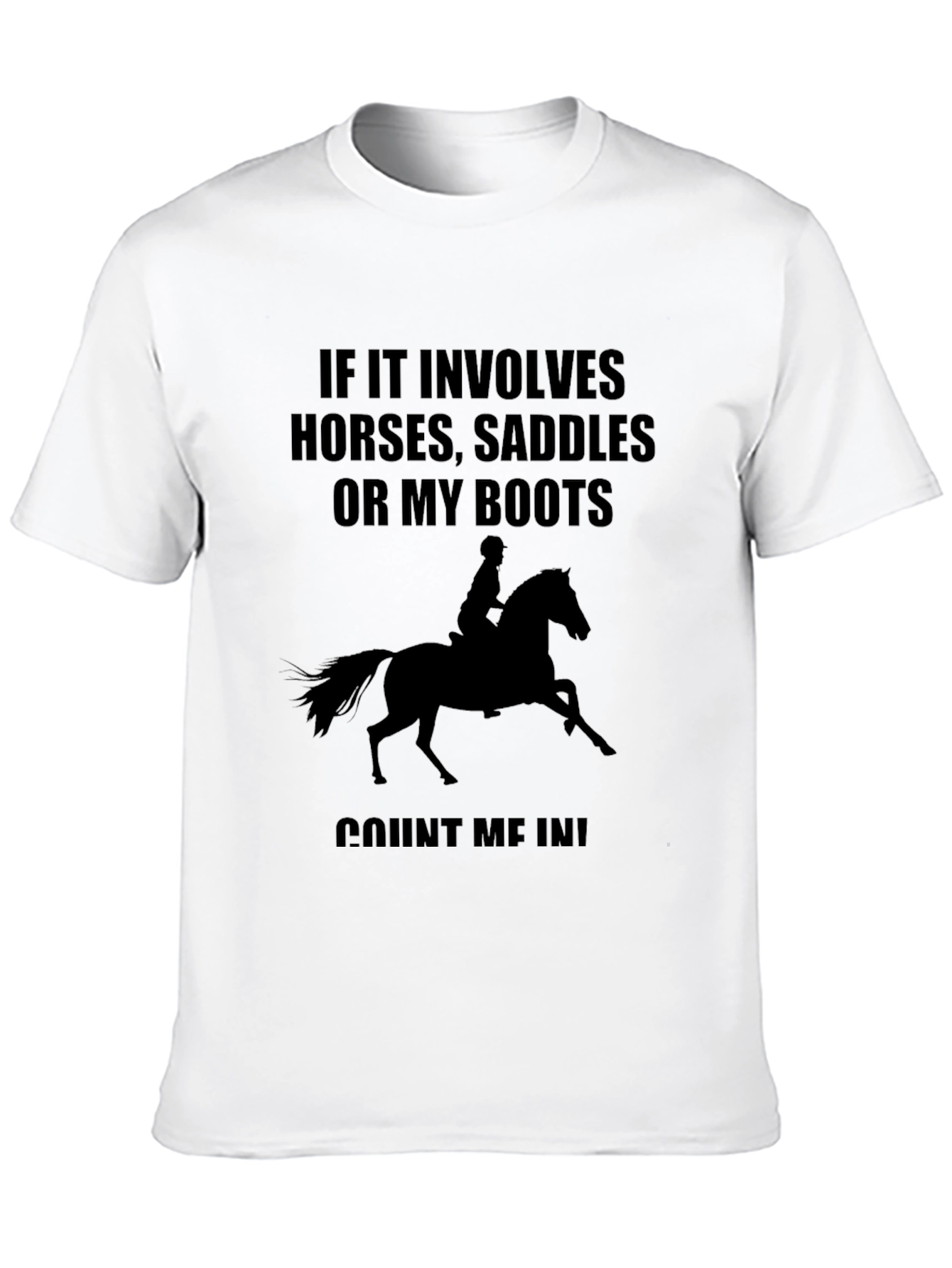 Horse Lover T-Shirt - Horses Saddles Boots
