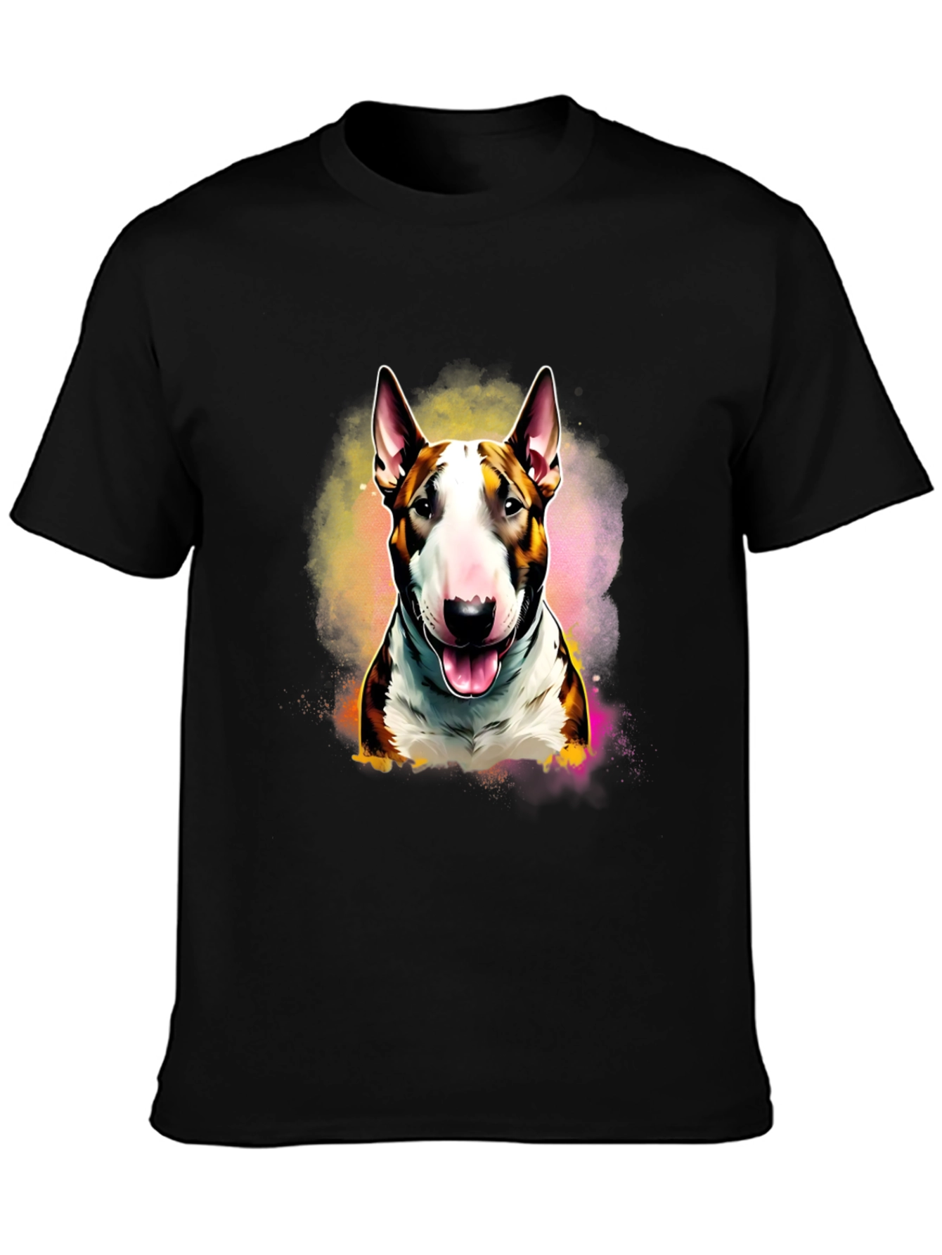 Bull Terrier Art T-Shirt - Unique Dog Lover Tee