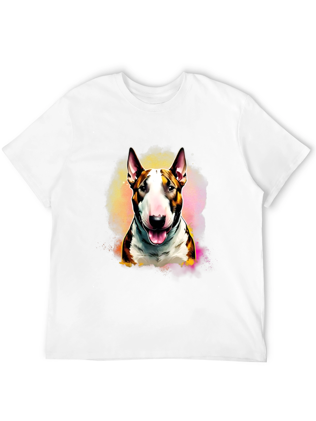 Bull Terrier Art T-Shirt - Unique Dog Lover Tee