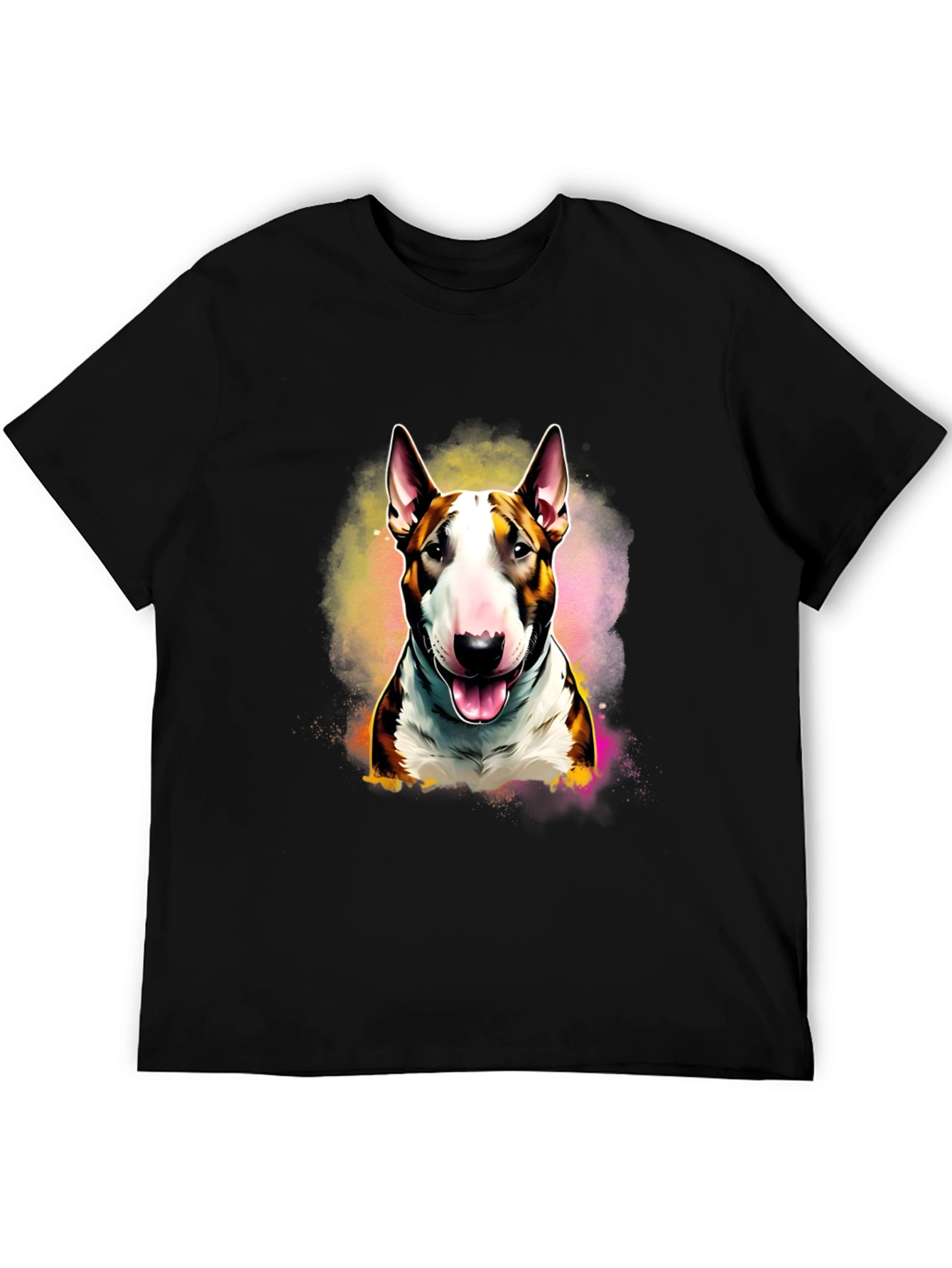 Bull Terrier Art T-Shirt - Unique Dog Lover Tee