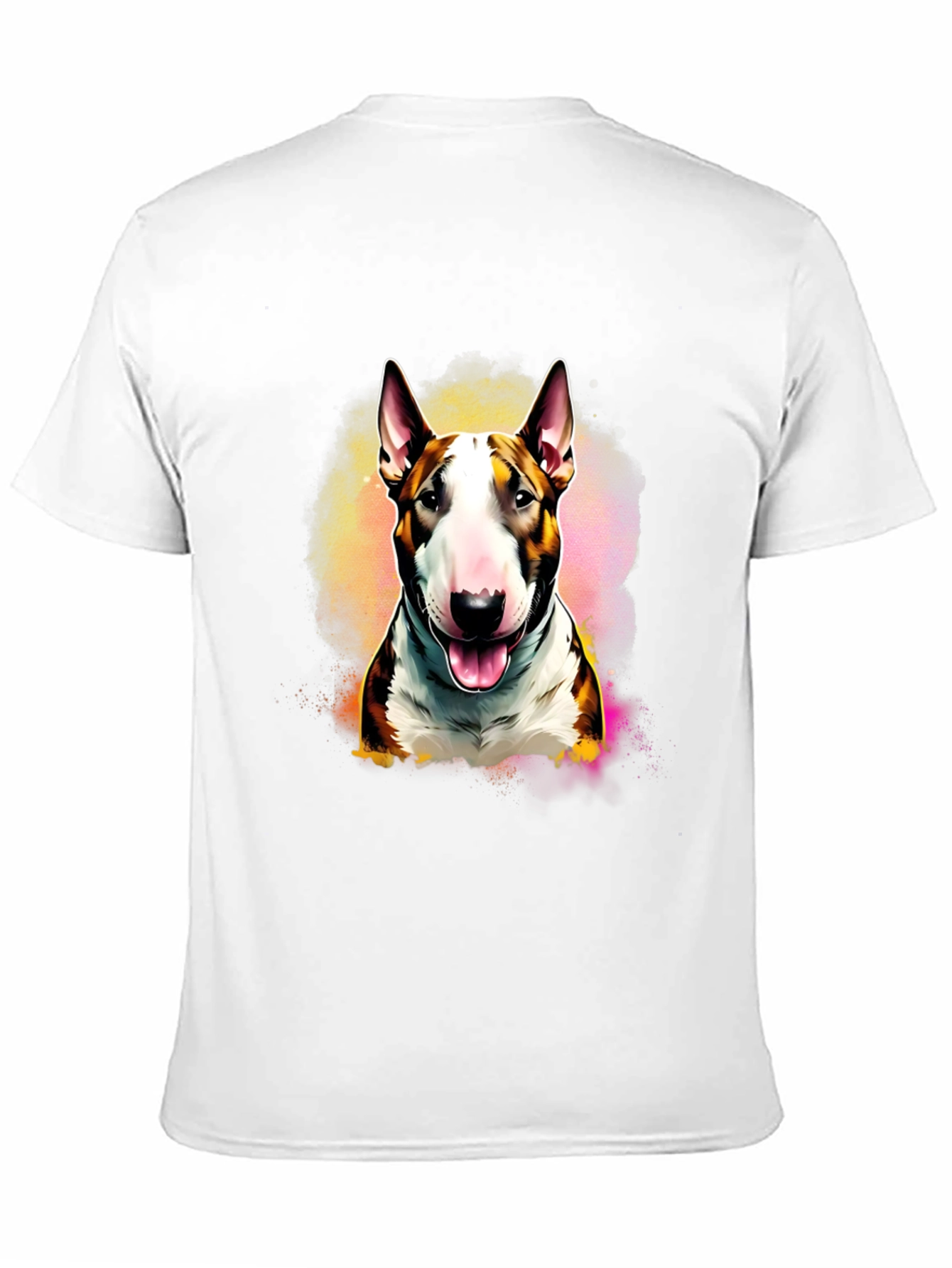 Bull Terrier Art T-Shirt - Unique Dog Lover Tee
