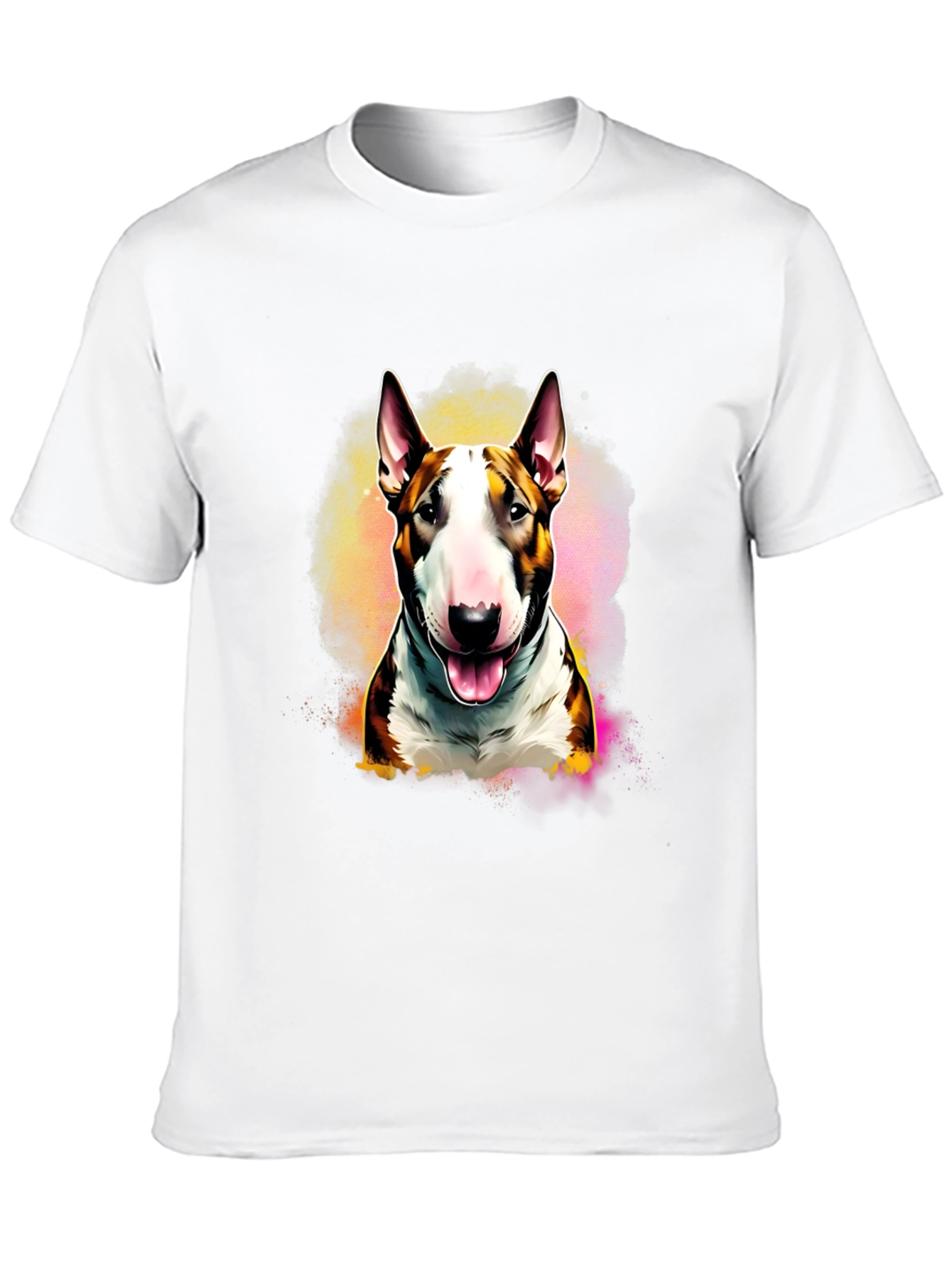 Bull Terrier Art T-Shirt - Unique Dog Lover Tee