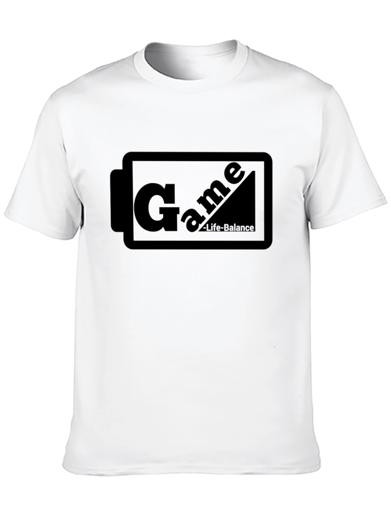 Game Life Balance Black T-Shirt