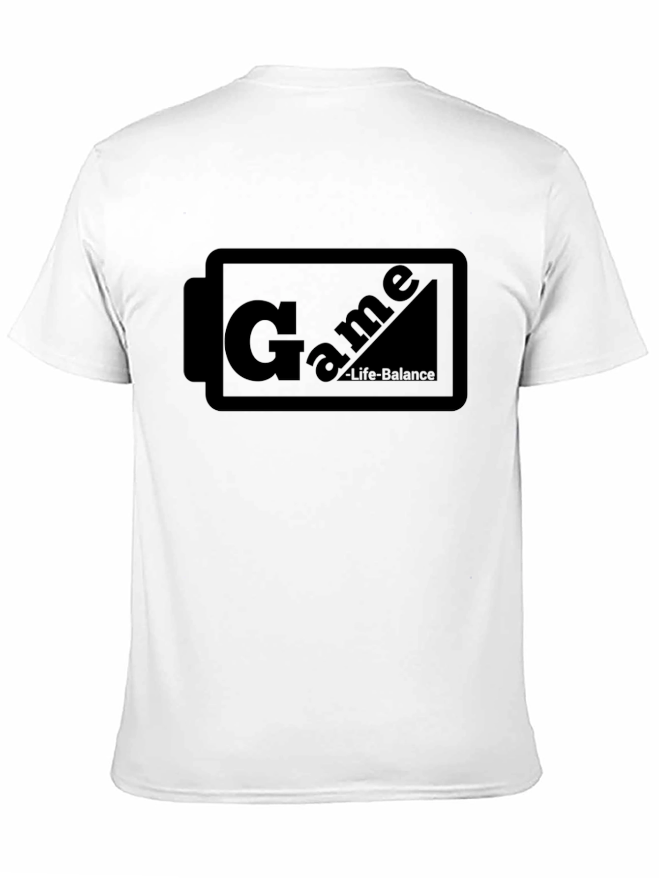 Game Life Balance Black T-Shirt