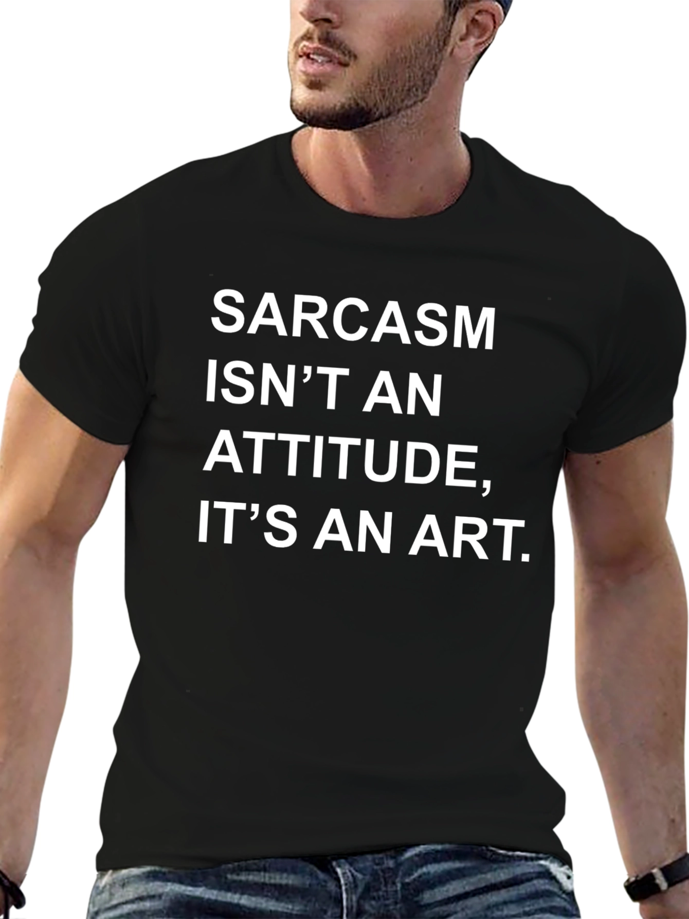 Sarcasm Art Tee - Funny Statement T-Shirt