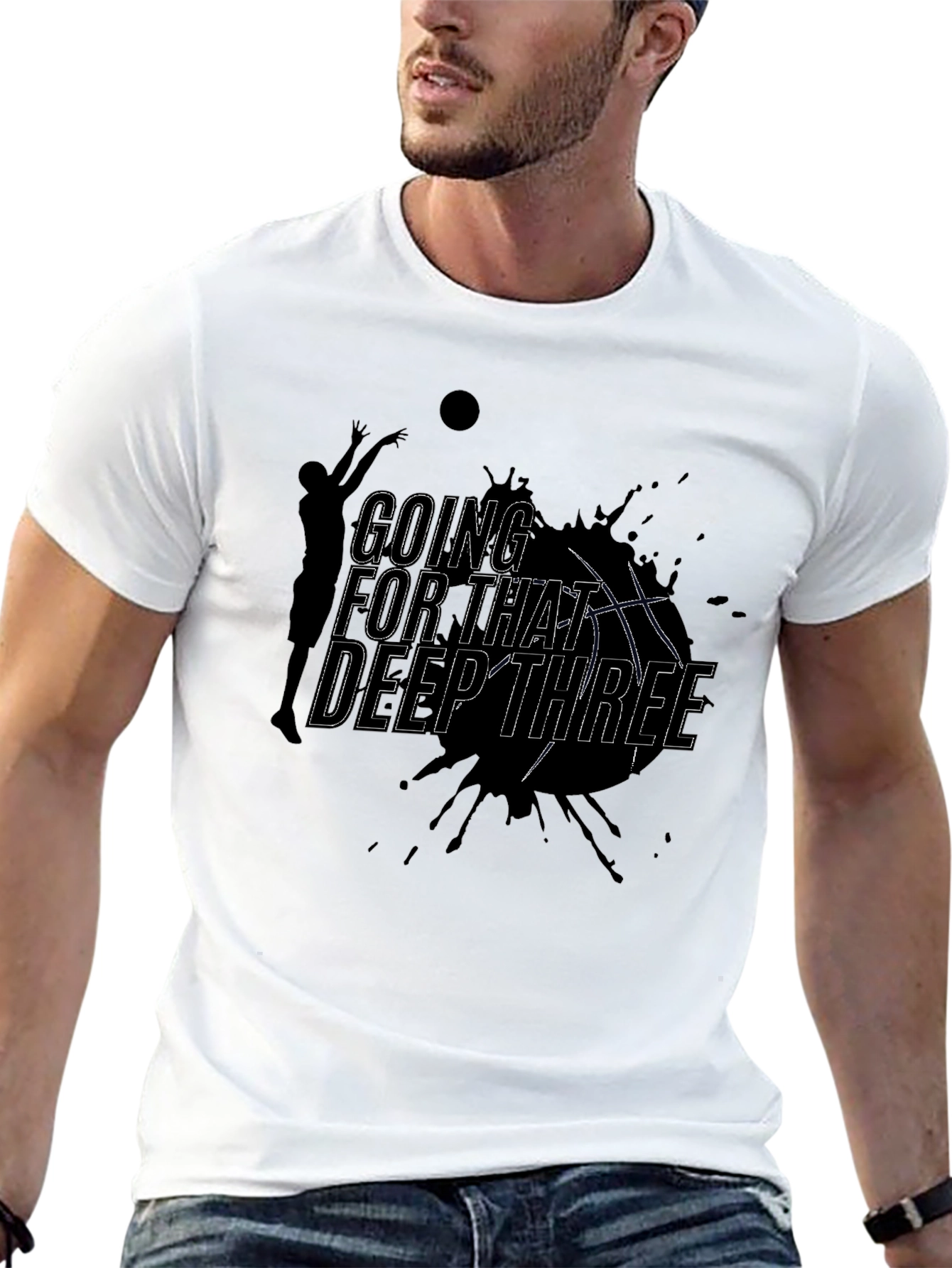 Going for That Deep Three Graphic T-Shirt