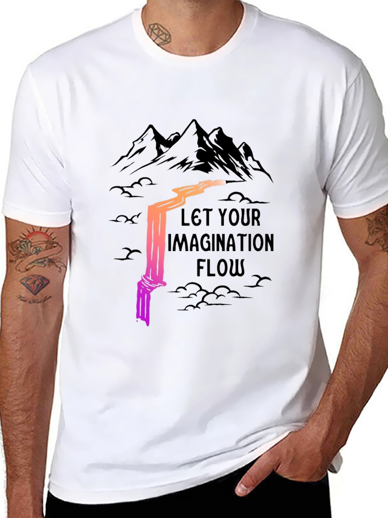 Imagination Flow Graphic Tee