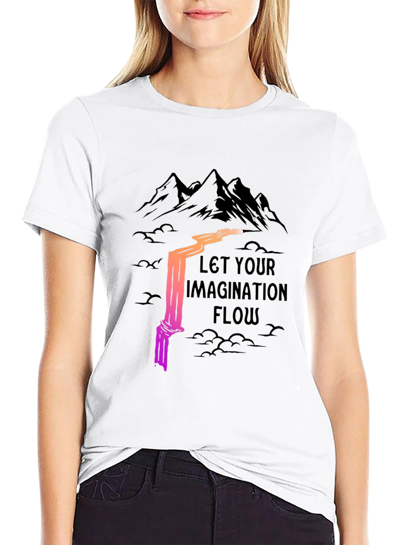 Imagination Flow Graphic Tee