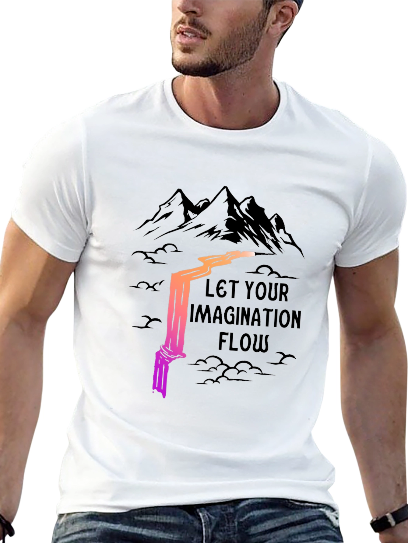 Imagination Flow Graphic Tee
