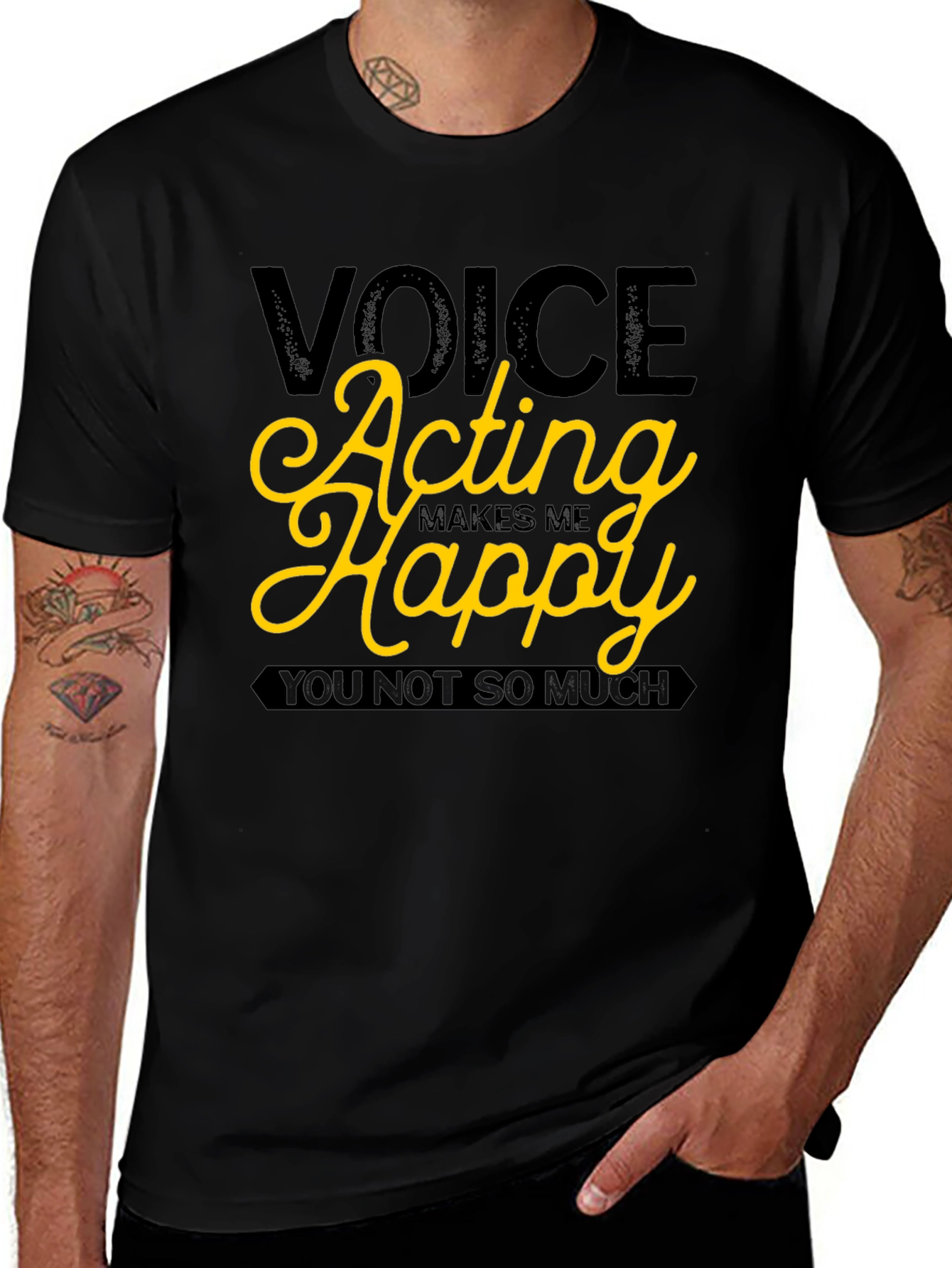 Voice Acting Makes Me Happy Graphic T-Shirt