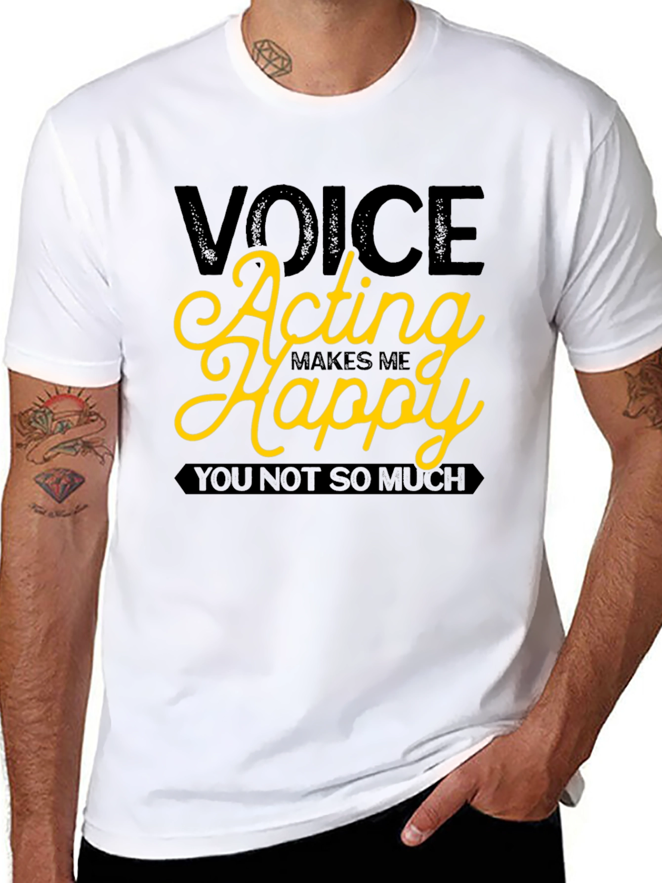 Voice Acting Makes Me Happy Graphic T-Shirt