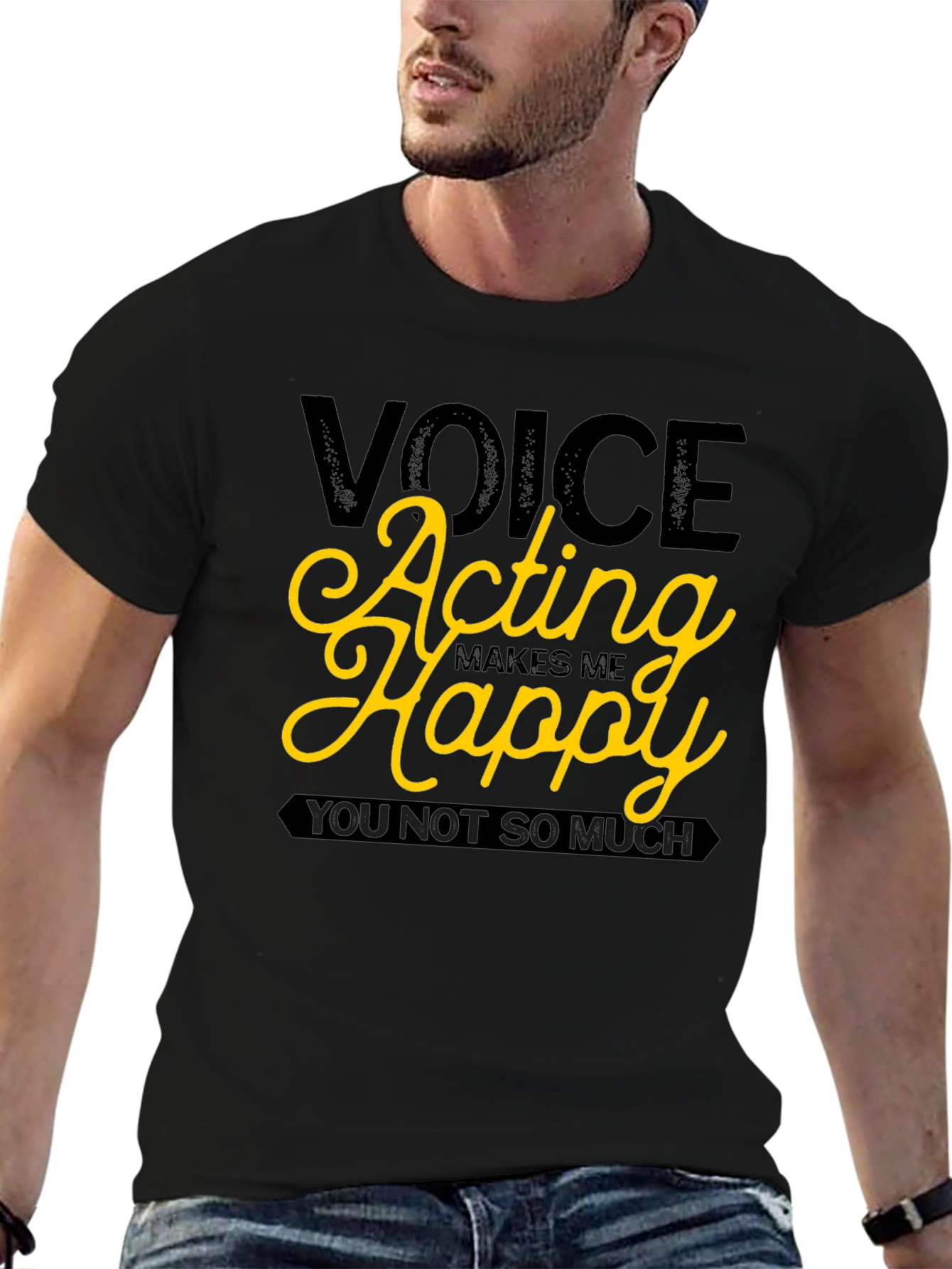 Voice Acting Makes Me Happy Graphic T-Shirt