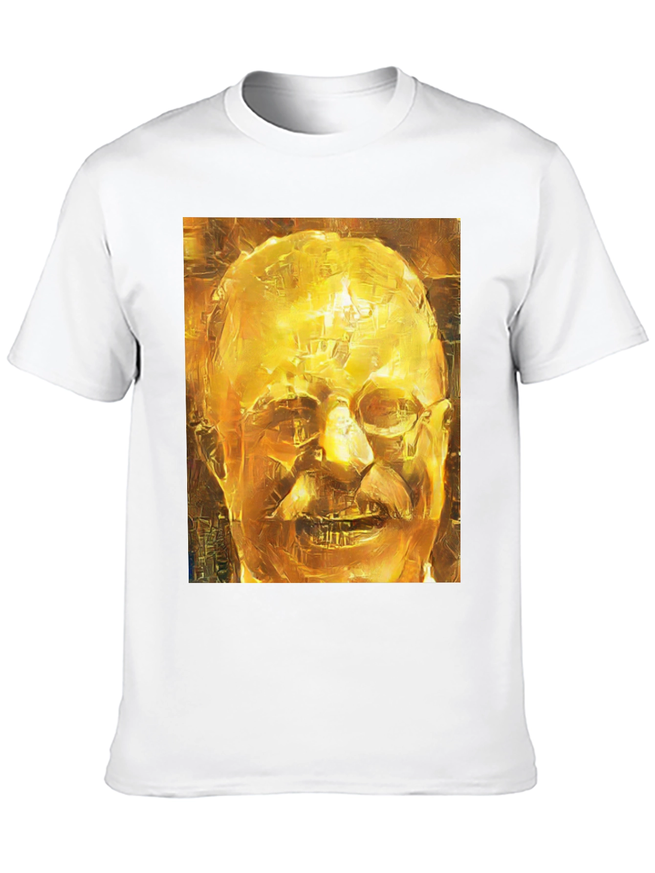 Golden Portrait Graphic Tee