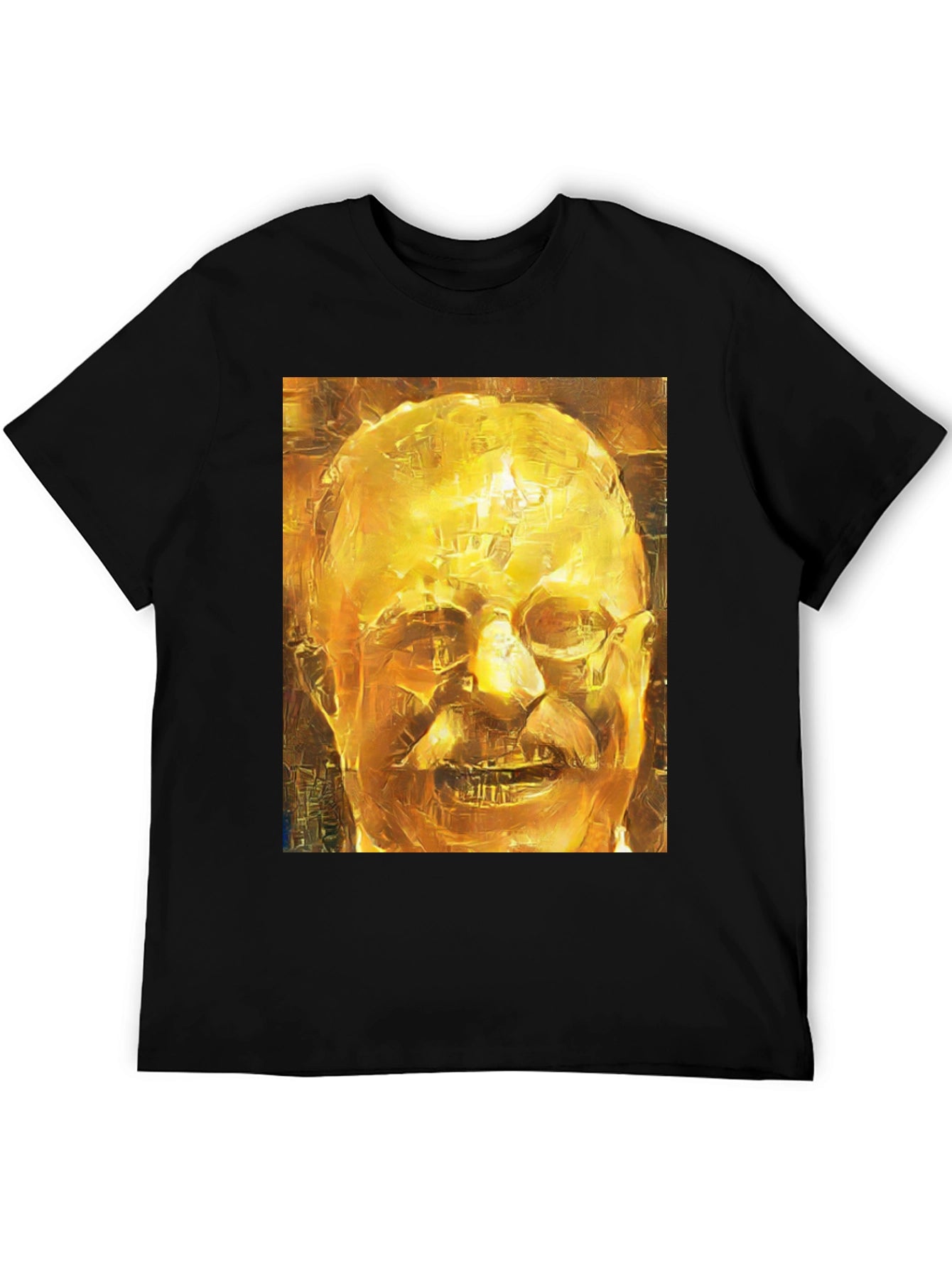 Golden Portrait Graphic Tee