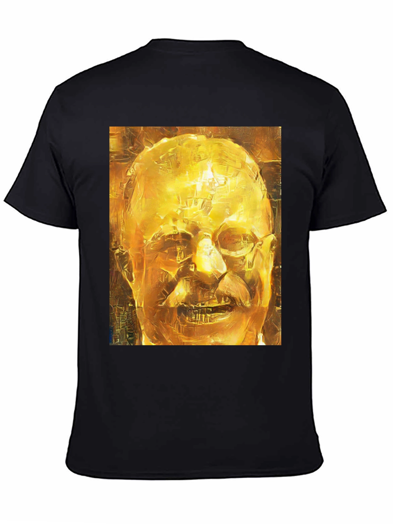 Golden Portrait Graphic Tee