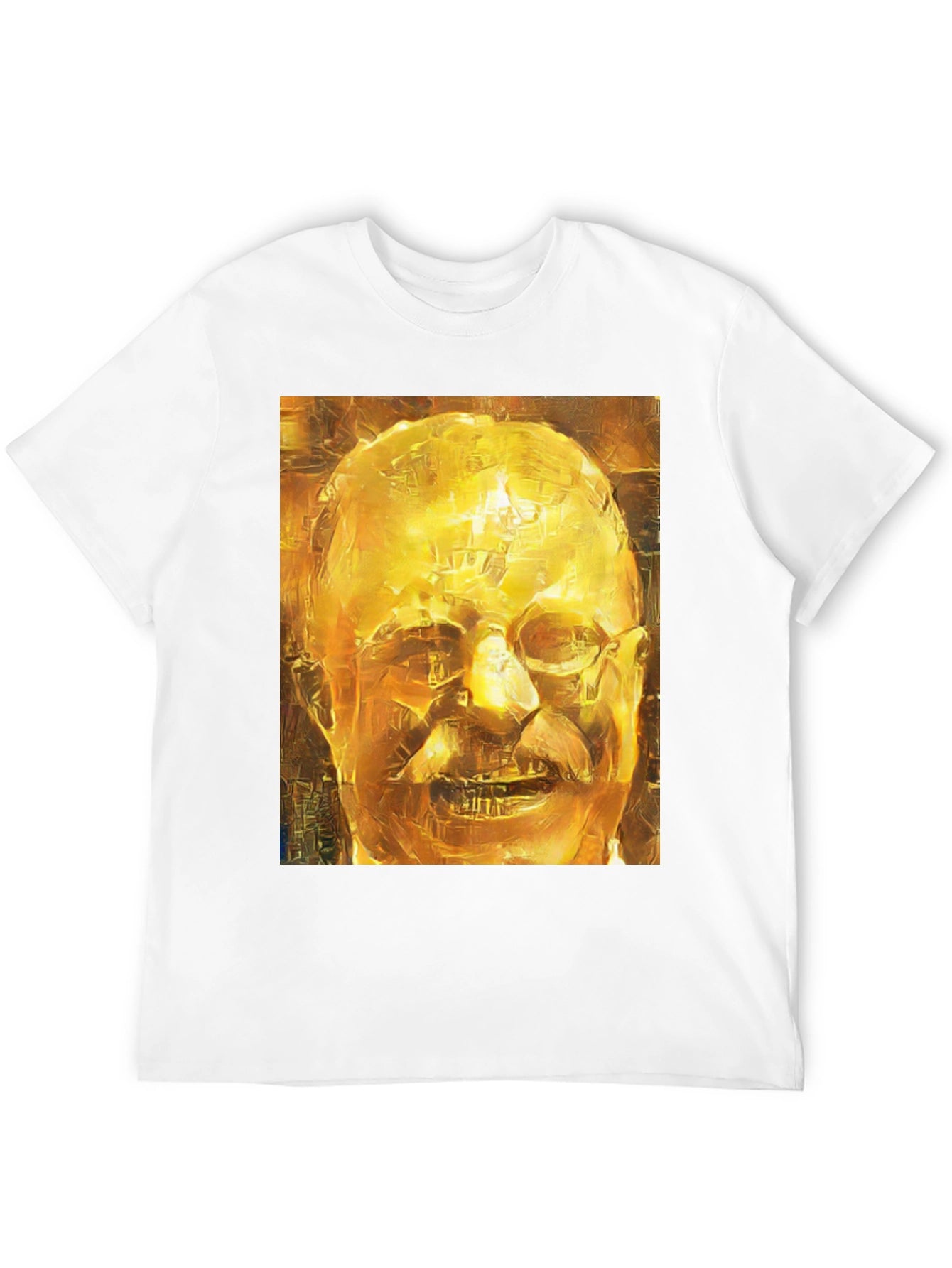 Golden Portrait Graphic Tee