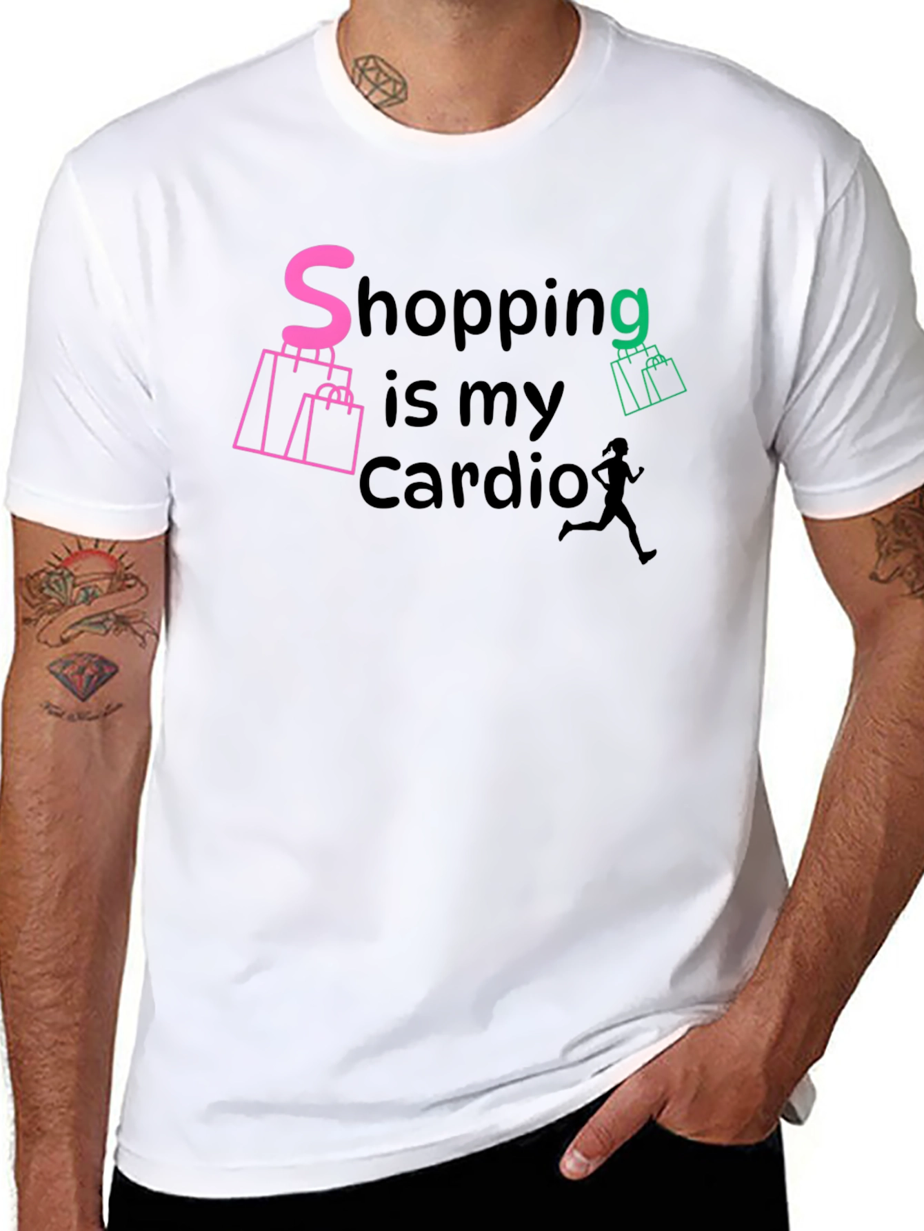 Shopping is My Cardio Graphic Tee