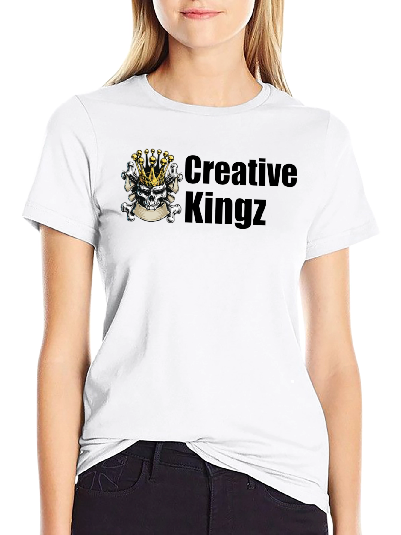 Creative Kingz Black Graphic T-Shirt