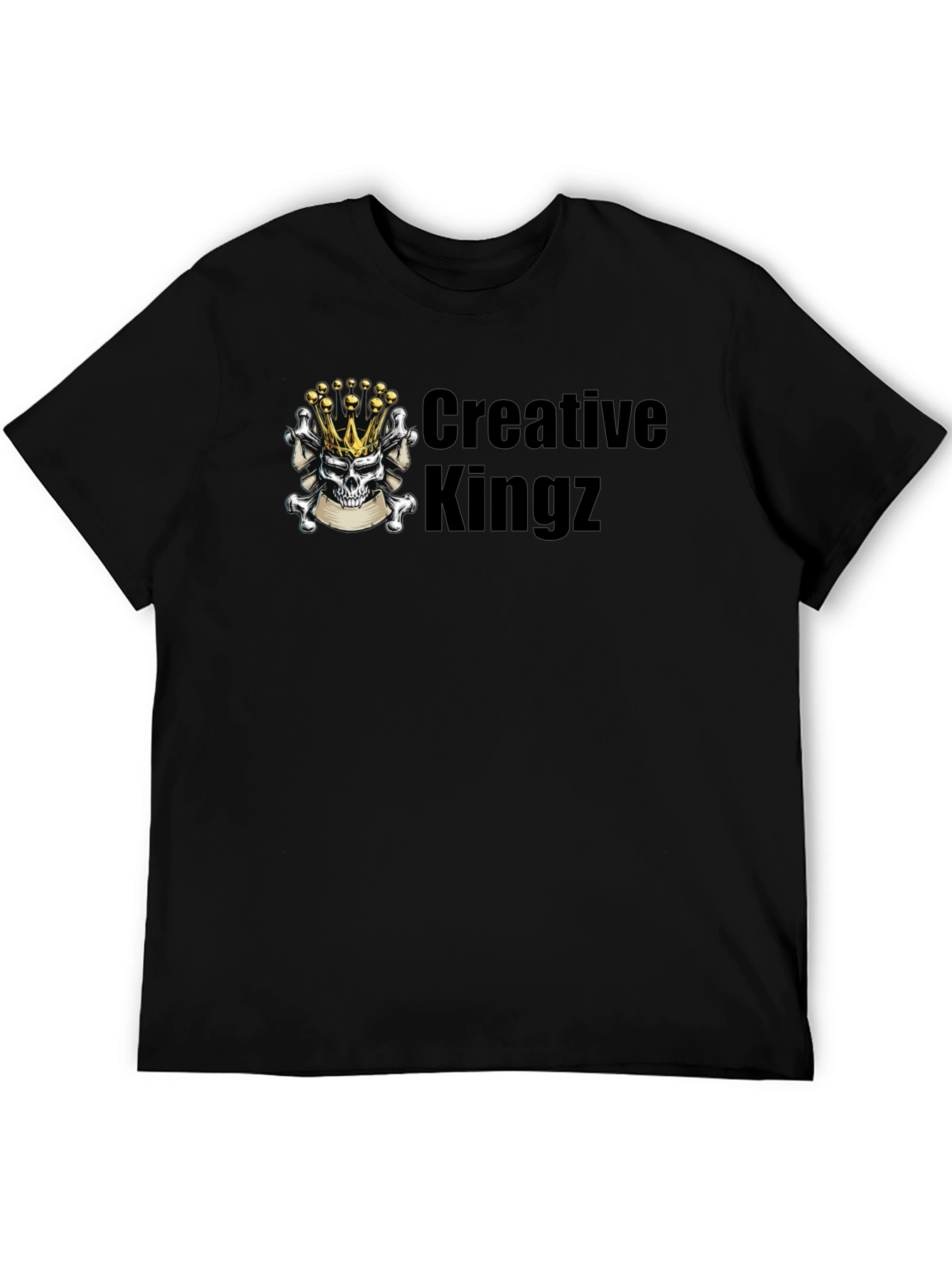 Creative Kingz Black Graphic T-Shirt