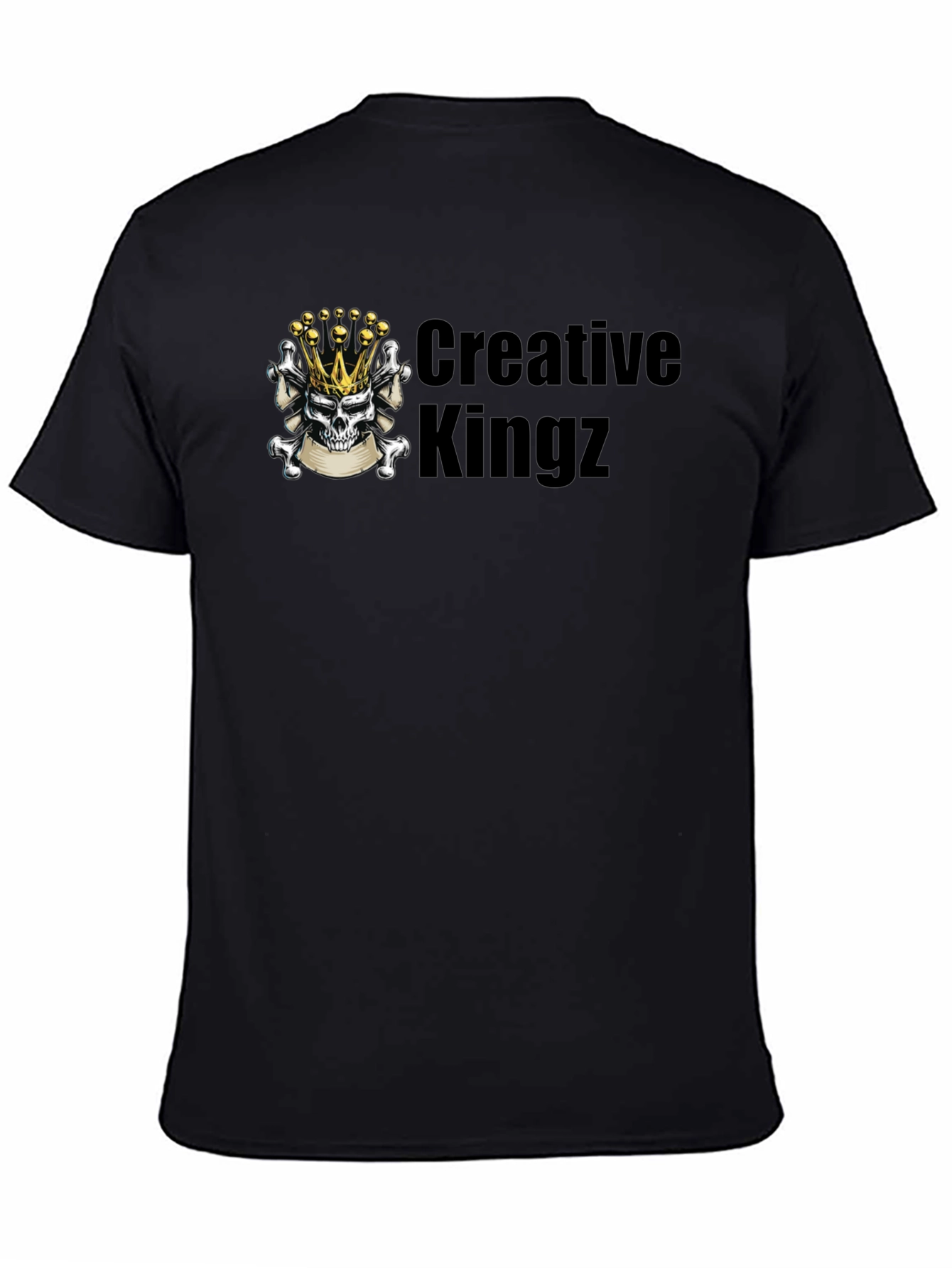 Creative Kingz Black Graphic T-Shirt