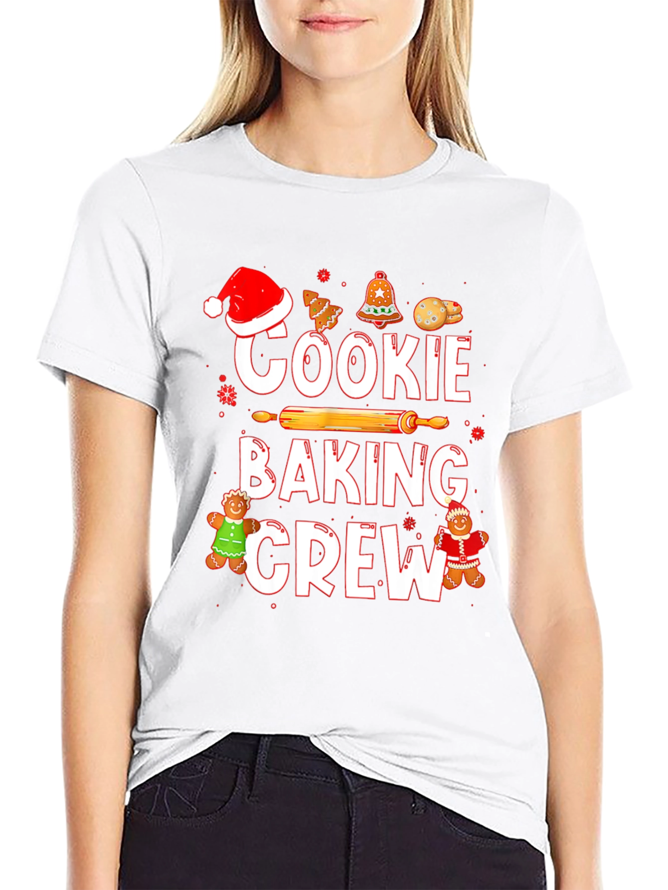 Cookie Baking Crew Holiday T-Shirt