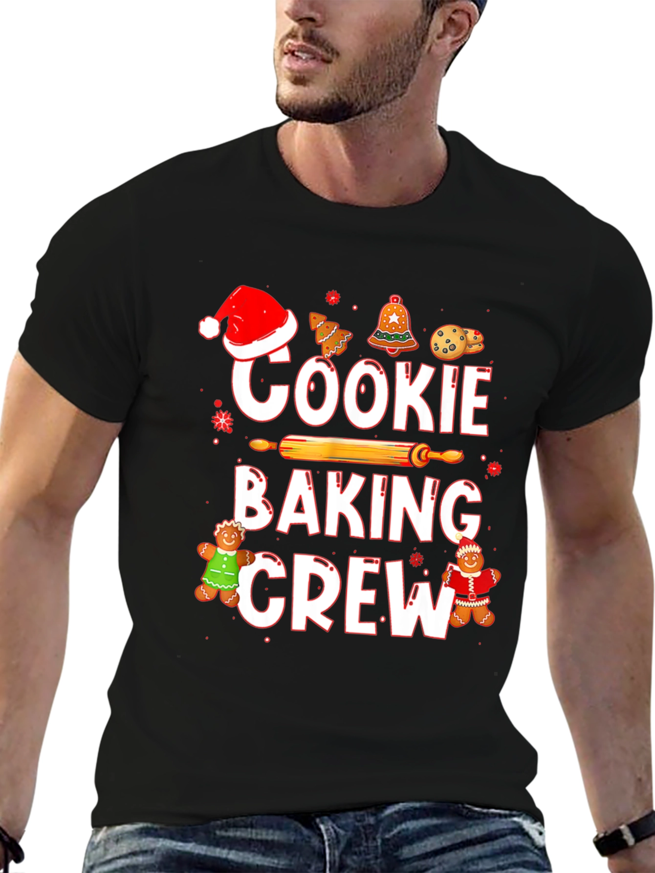 Cookie Baking Crew Holiday T-Shirt