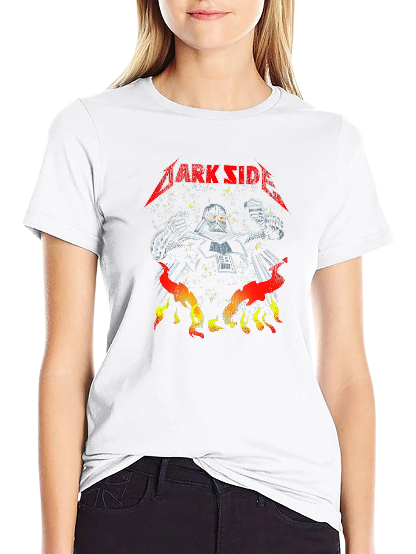 Dark Side Vader Graphic T-Shirt - Black Cotton Tee
