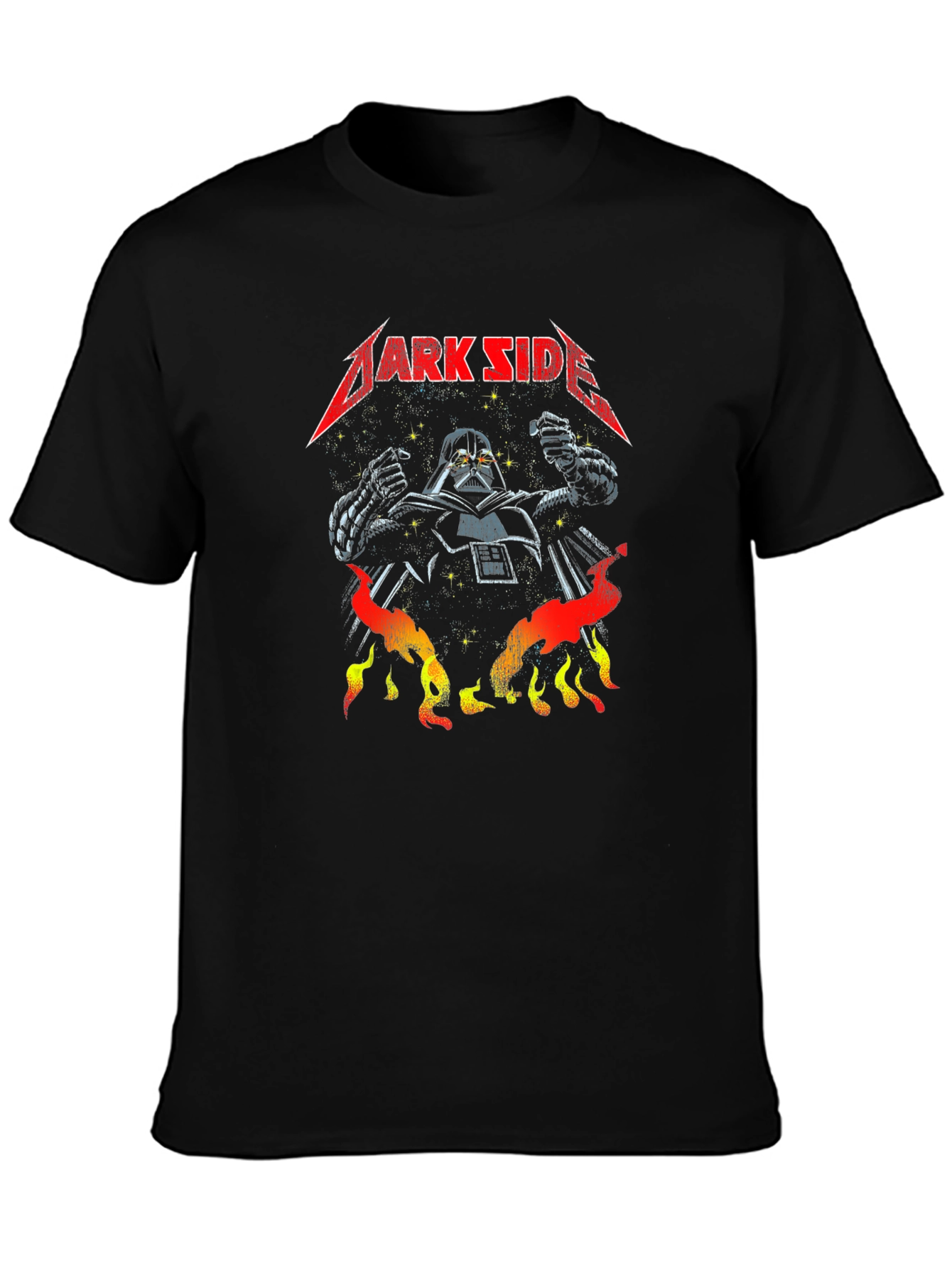 Dark Side Vader Graphic T-Shirt - Black Cotton Tee