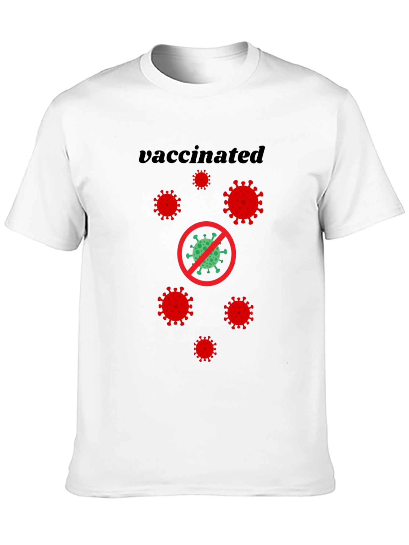Vaccinated Virus Graphic T-Shirt