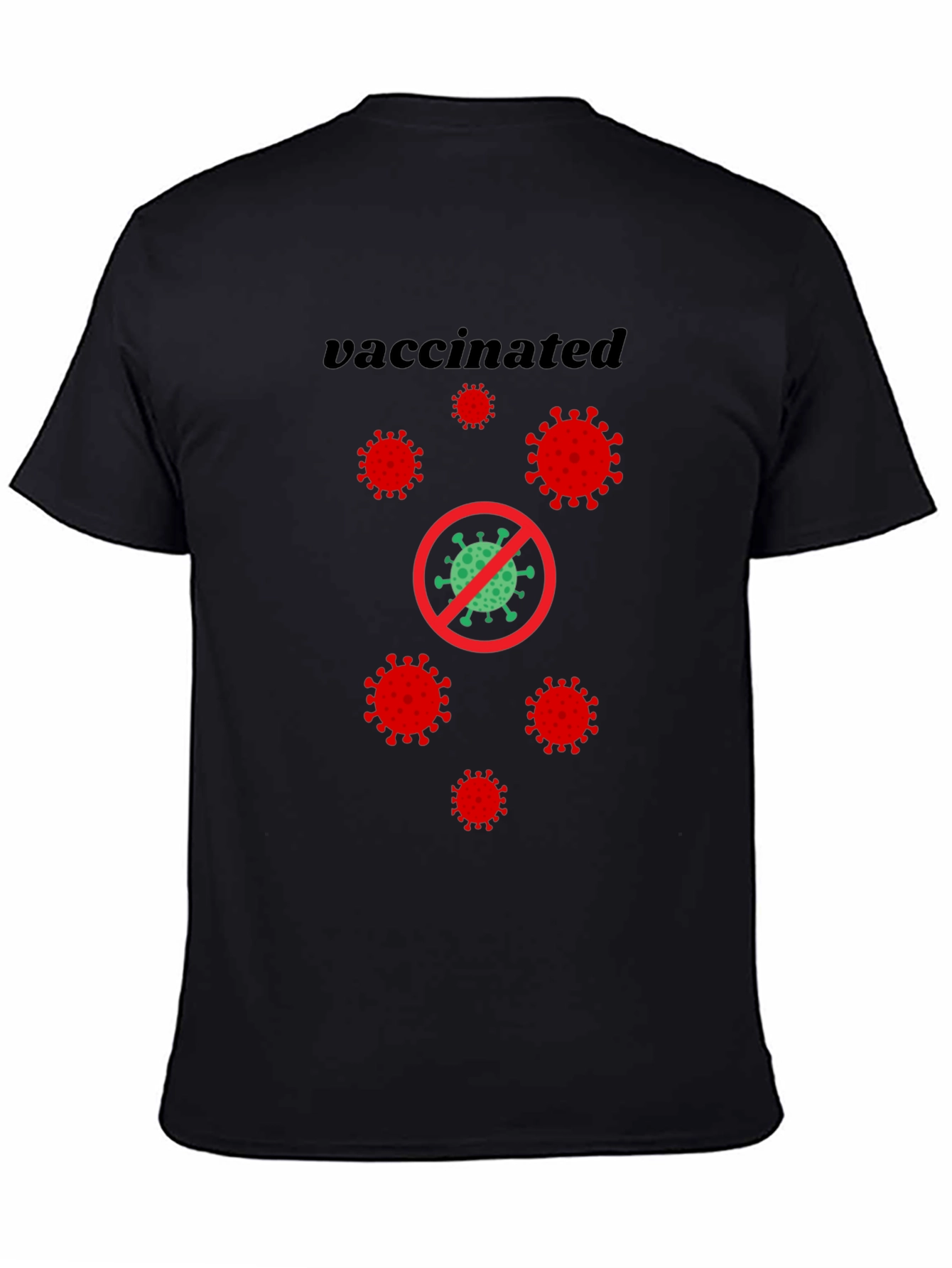 Vaccinated Virus Graphic T-Shirt