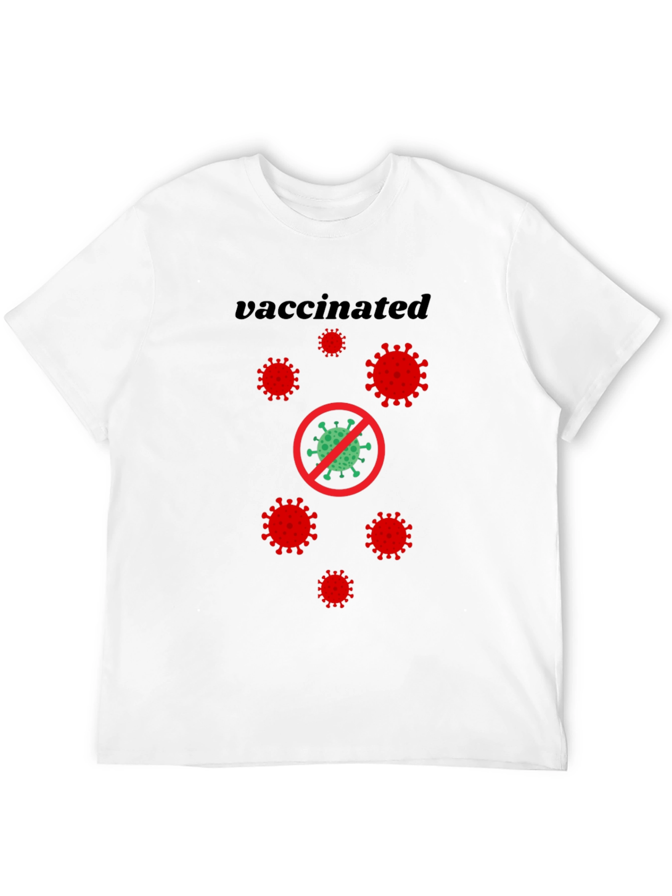 Vaccinated Virus Graphic T-Shirt