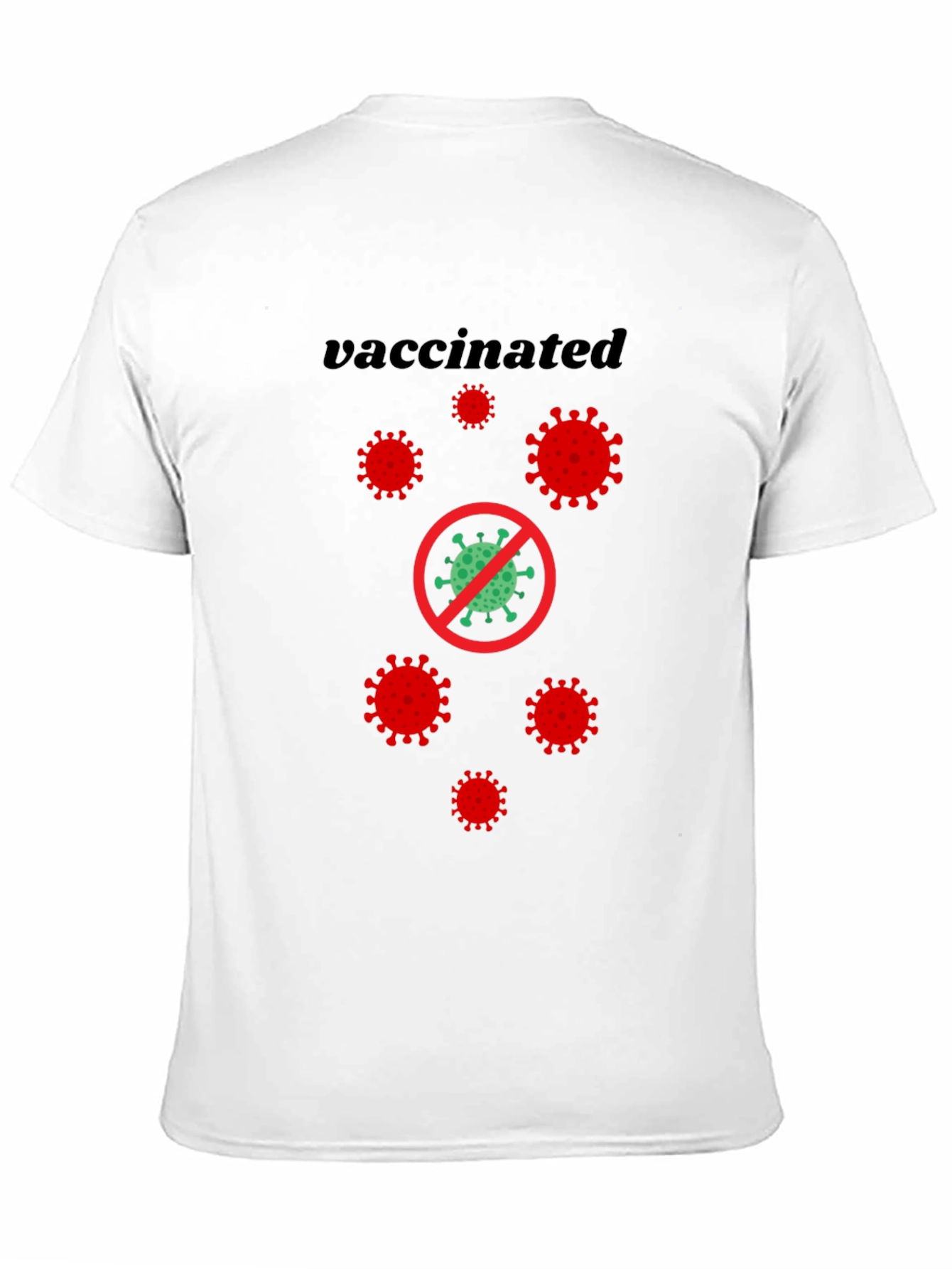 Vaccinated Virus Graphic T-Shirt