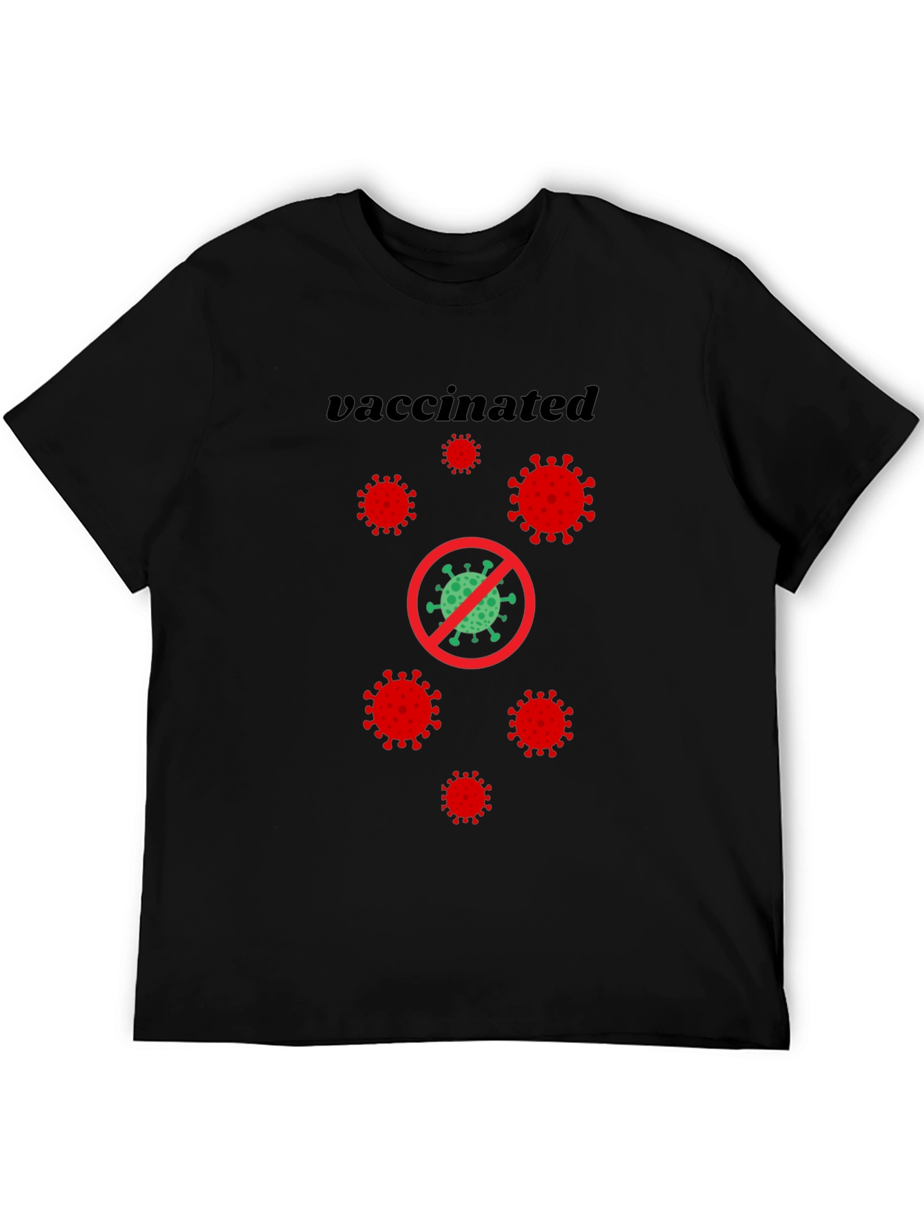Vaccinated Virus Graphic T-Shirt