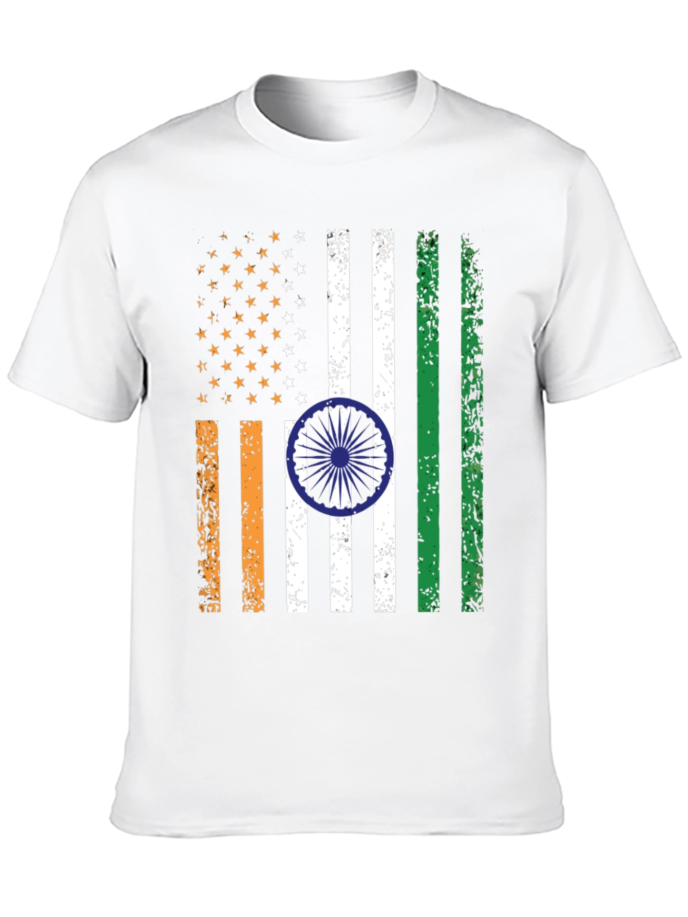 USA India Flag Graphic Tee