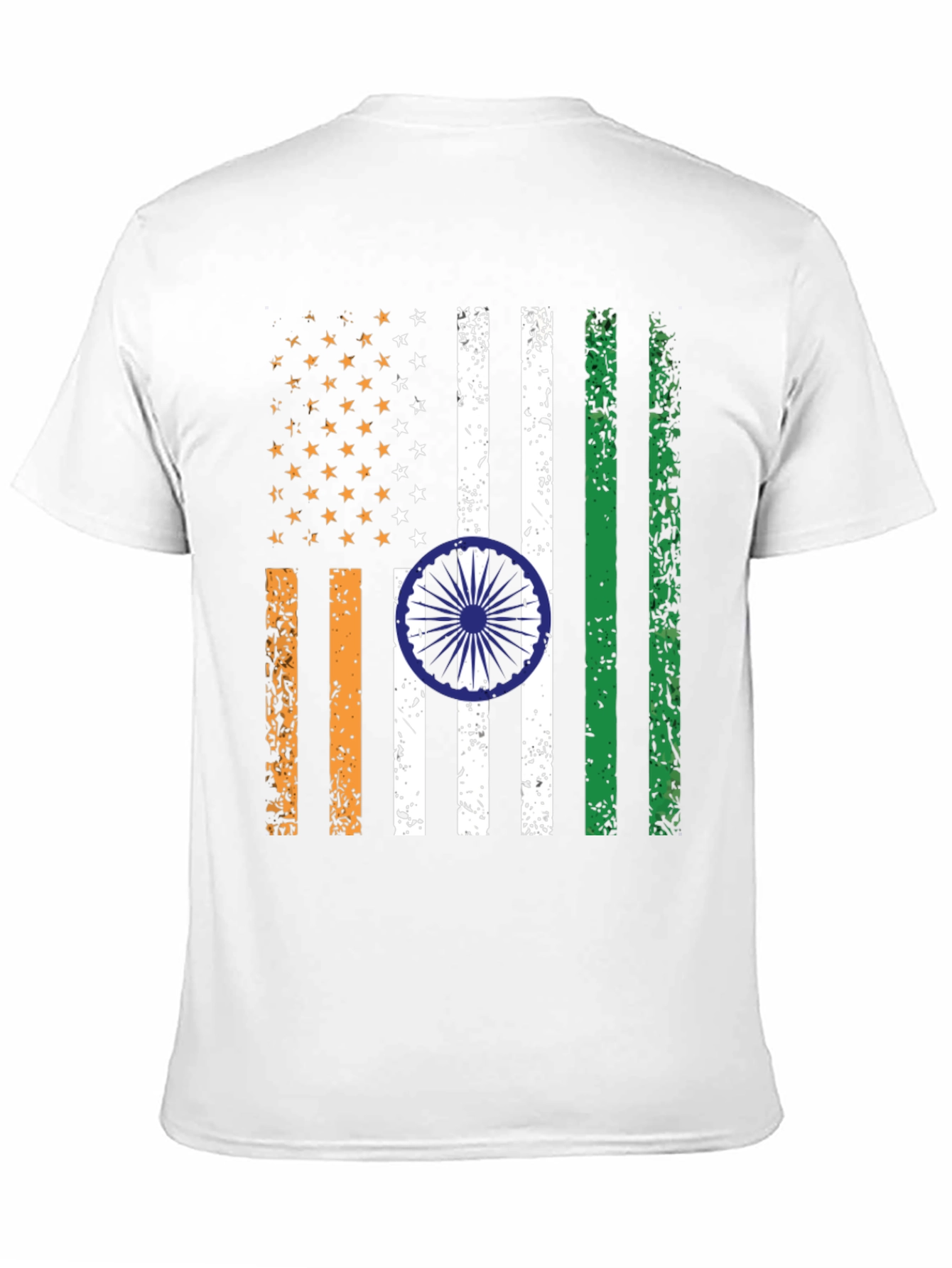 USA India Flag Graphic Tee