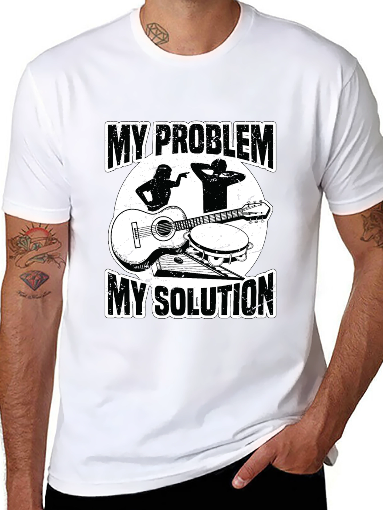 Music Lover T-Shirt - My Problem My Solution